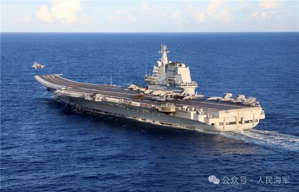 The Shandong was one of the two Chinese carriers involved in the exercise. Photo: Thepaper