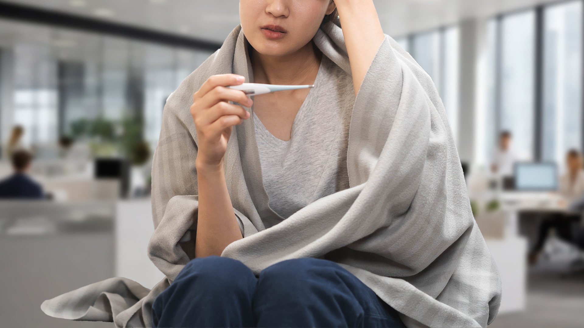 A Chinese employee requesting sick leave for a fever faced criticism from a human resources staff member, who deemed her weak and said she needed psychiatric help. Photo: SCMP composite/Shutterstock
