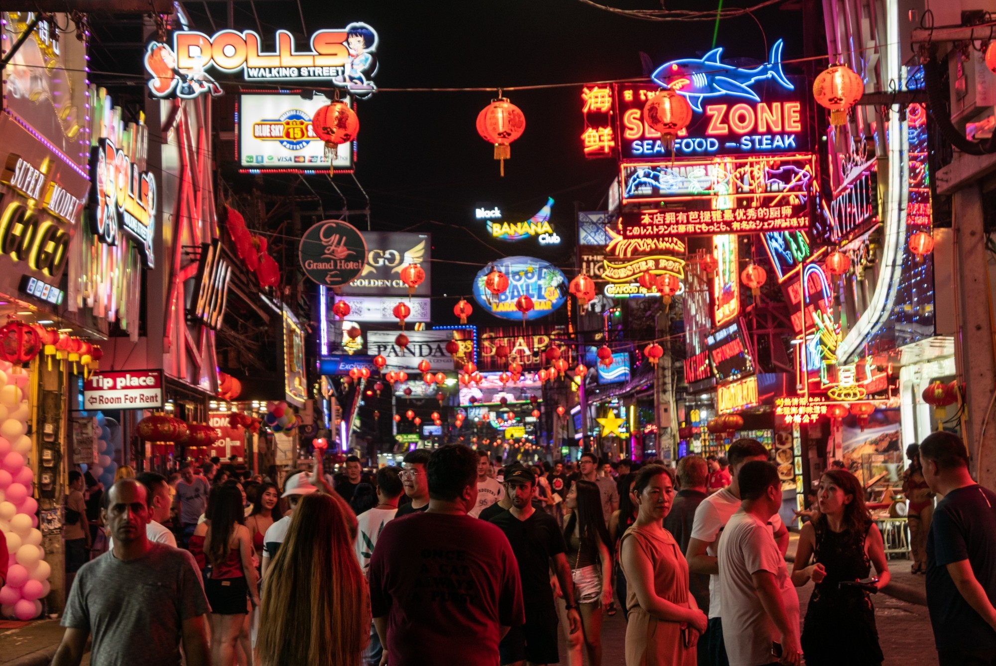 Pattaya’s Walking Street is a popular tourist attraction. Photo: Shutterstock Pattaya’s Walking Street is a popular tourist attraction. Photo: Shutterstock