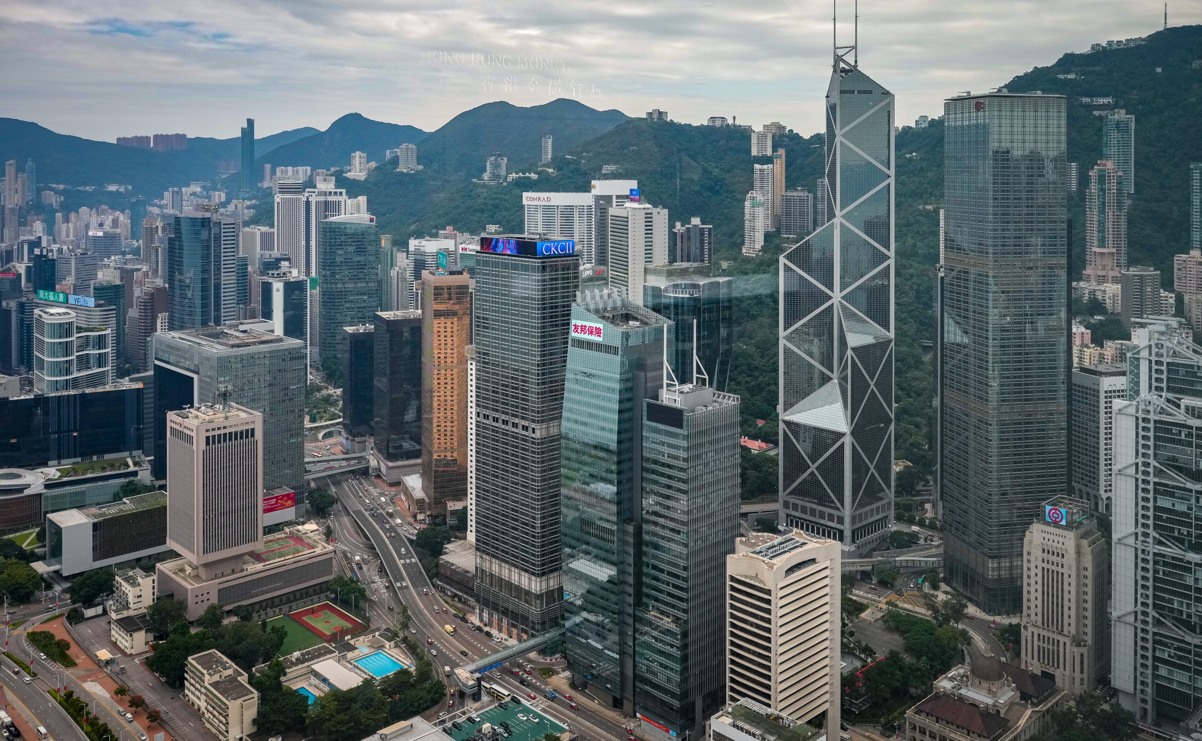 A view of Hong Kong’s central business district on October 9, 2024. Some analysts see the city’s new stablecoin law as providing advantages for maintaining its position as a finance hub. Photo: May Tse