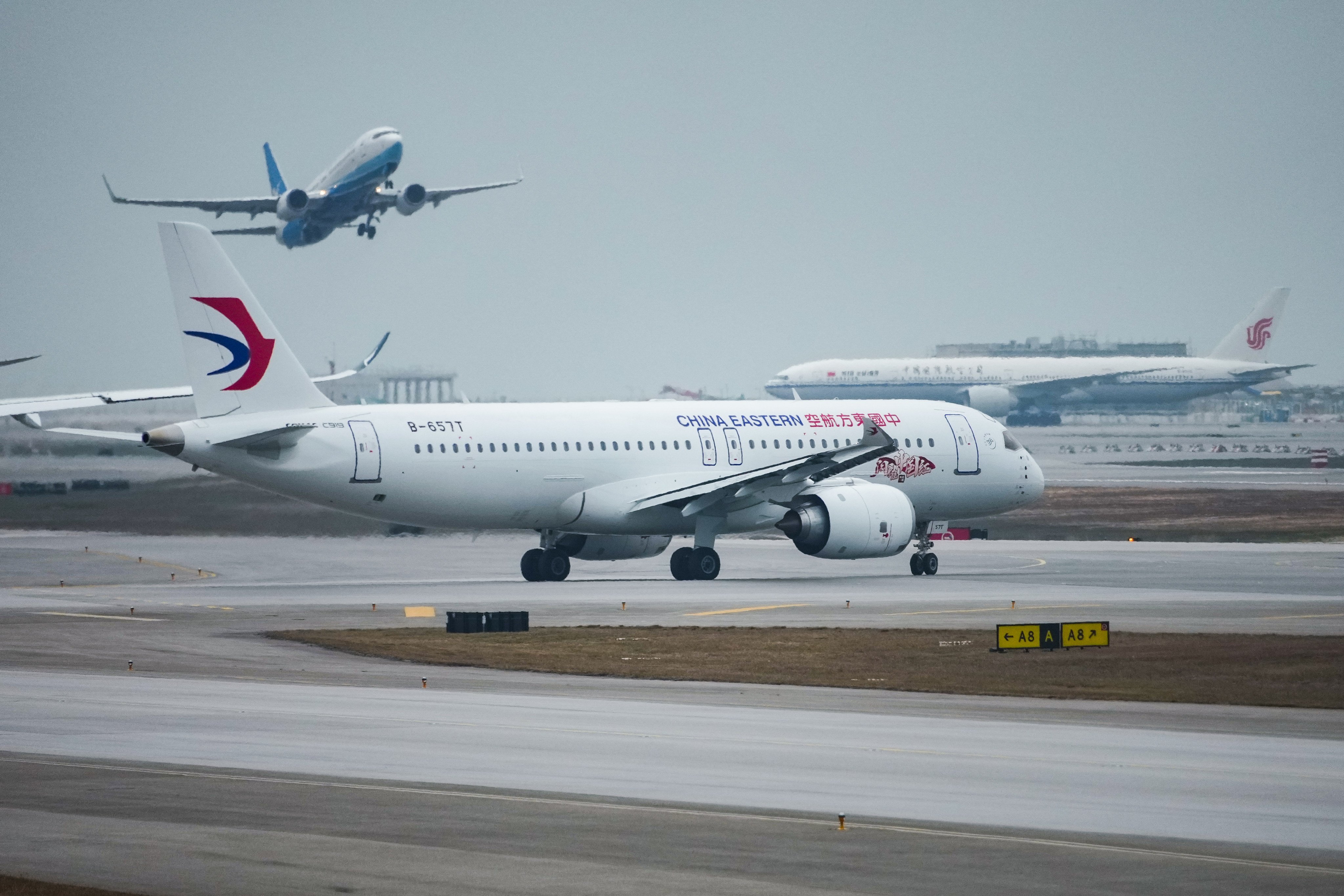 China’s C919 jet, after two years of commercial operations, is still awaiting certification from the European Union’s aviation regulator. Photo: Eugene Lee