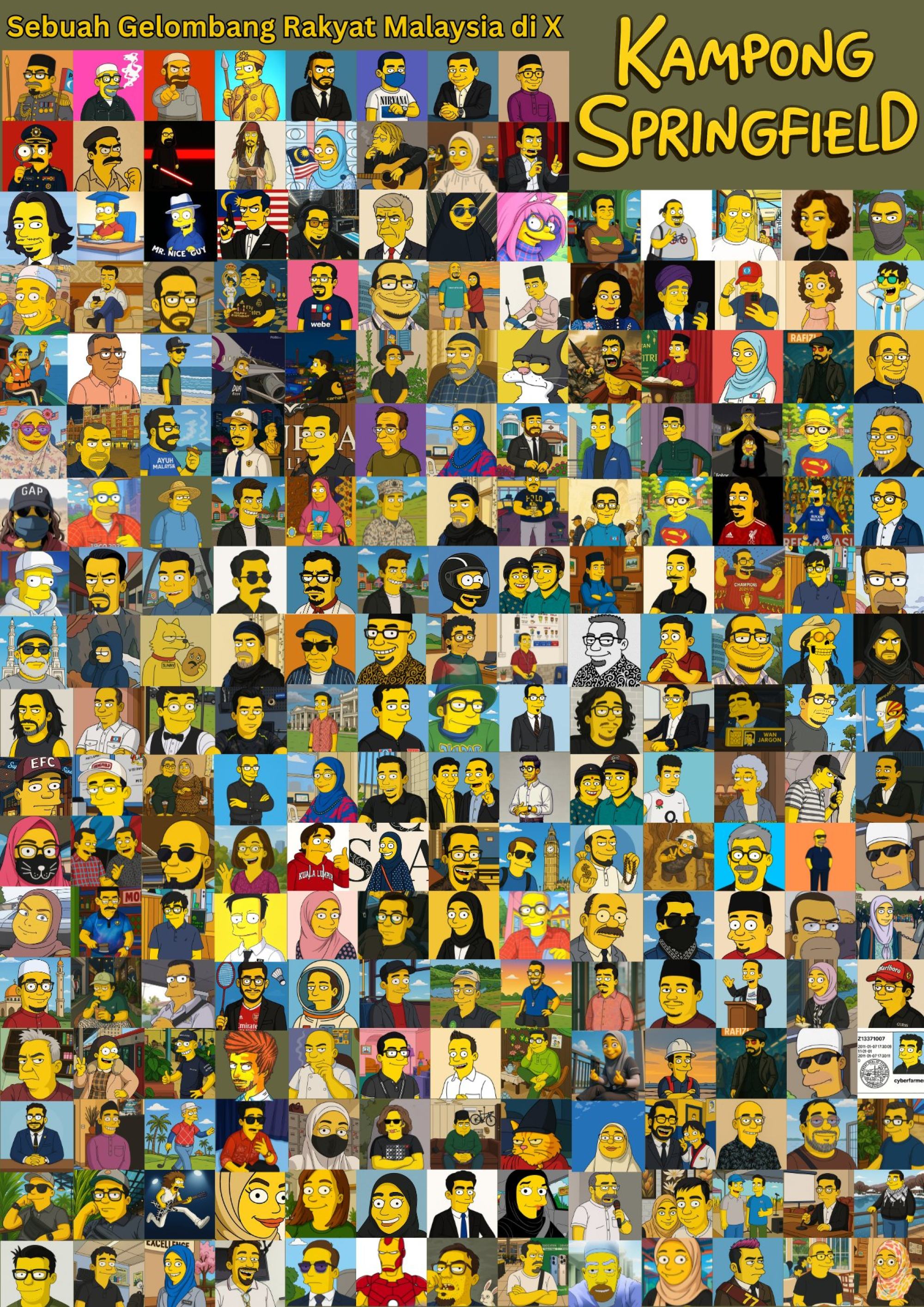 Rafizi Ramli’s supporters have changed their profile photos to match his. Photo: X/@asam_baki Rafizi Ramli’s supporters have changed their profile photos to match his. Photo: X/@asam_baki