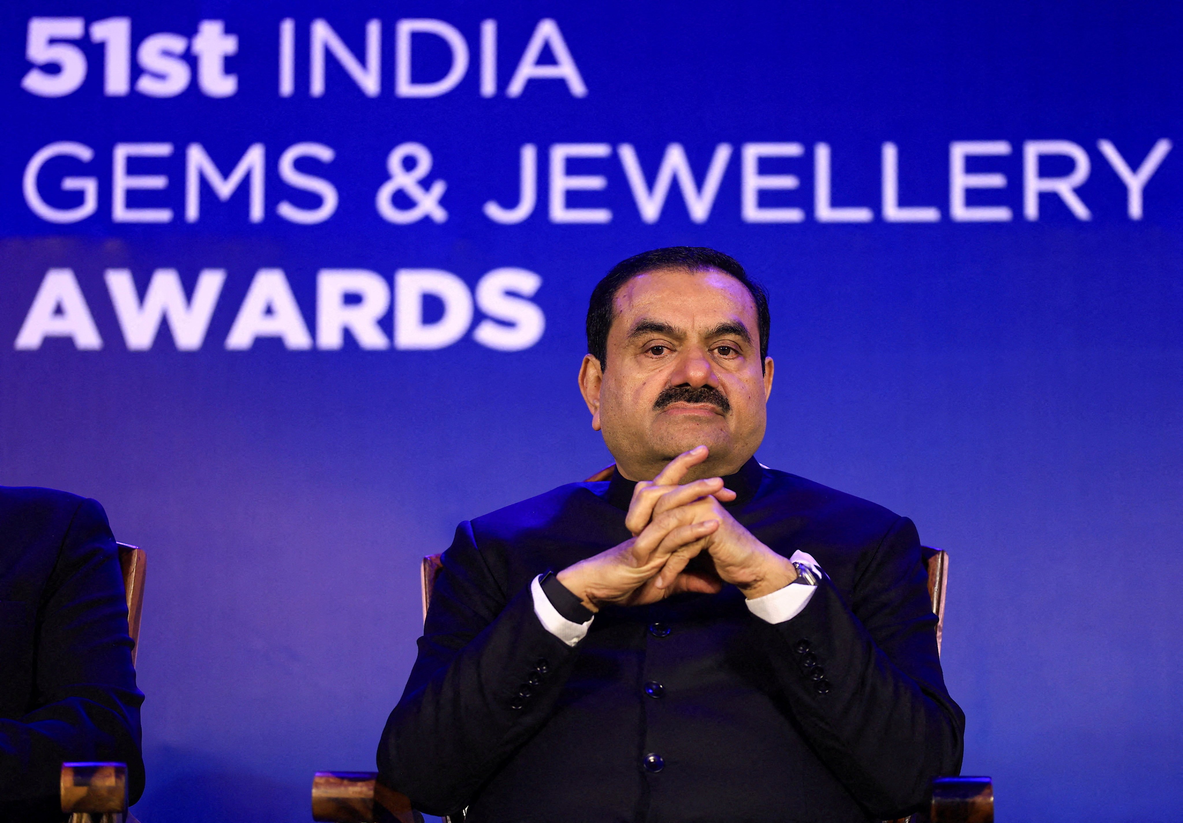 Indian billionaire Gautam Adani attends the 51st Gems and Jewellery Awards in Jaipur, India in November 2024. Photo: Reuters