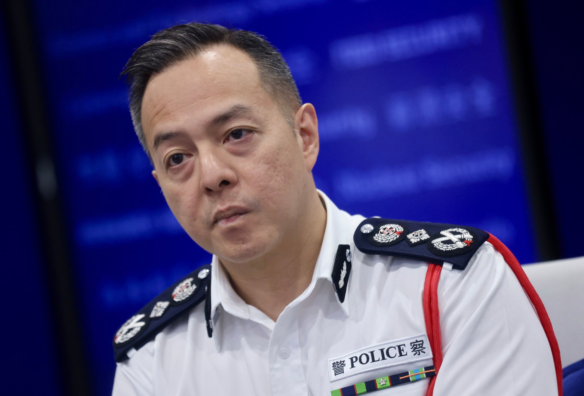 Commissioner of Police Joe Chow has said threats such as home-grown terrorism and soft resistance still remain. Photo: Jonathan Wong Commissioner of Police Joe Chow has said threats such as home-grown terrorism and soft resistance still remain. Photo: Jonathan Wong