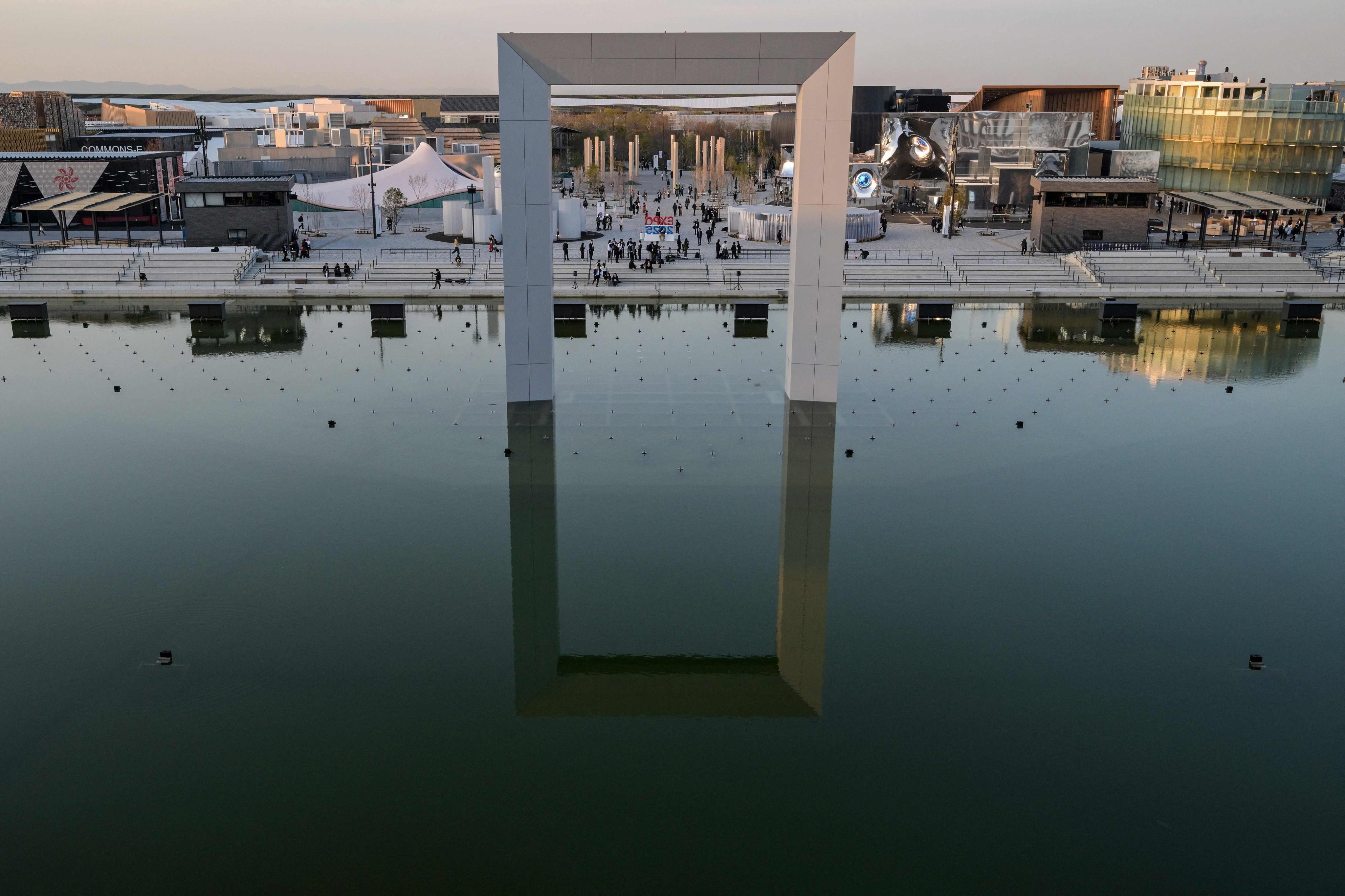 The waterfront area of Expo 2025 Osaka. Photo: AFP