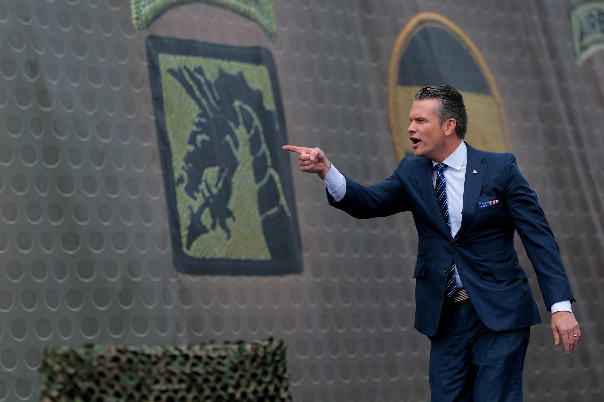 US Secretary of Defence Pete Hegseth takes the stage at a rally with US Army troops at Fort Bragg, North Carolina, on Tuesday. Hegseth has accused China of undercutting the world’s critical minerals market. Photo: Getty Images via AFP US Secretary of Defence Pete Hegseth takes the stage at a rally with US Army troops at Fort Bragg, North Carolina, on Tuesday. Hegseth has accused China of undercutting the world’s critical minerals market. Photo: Getty Images via AFP