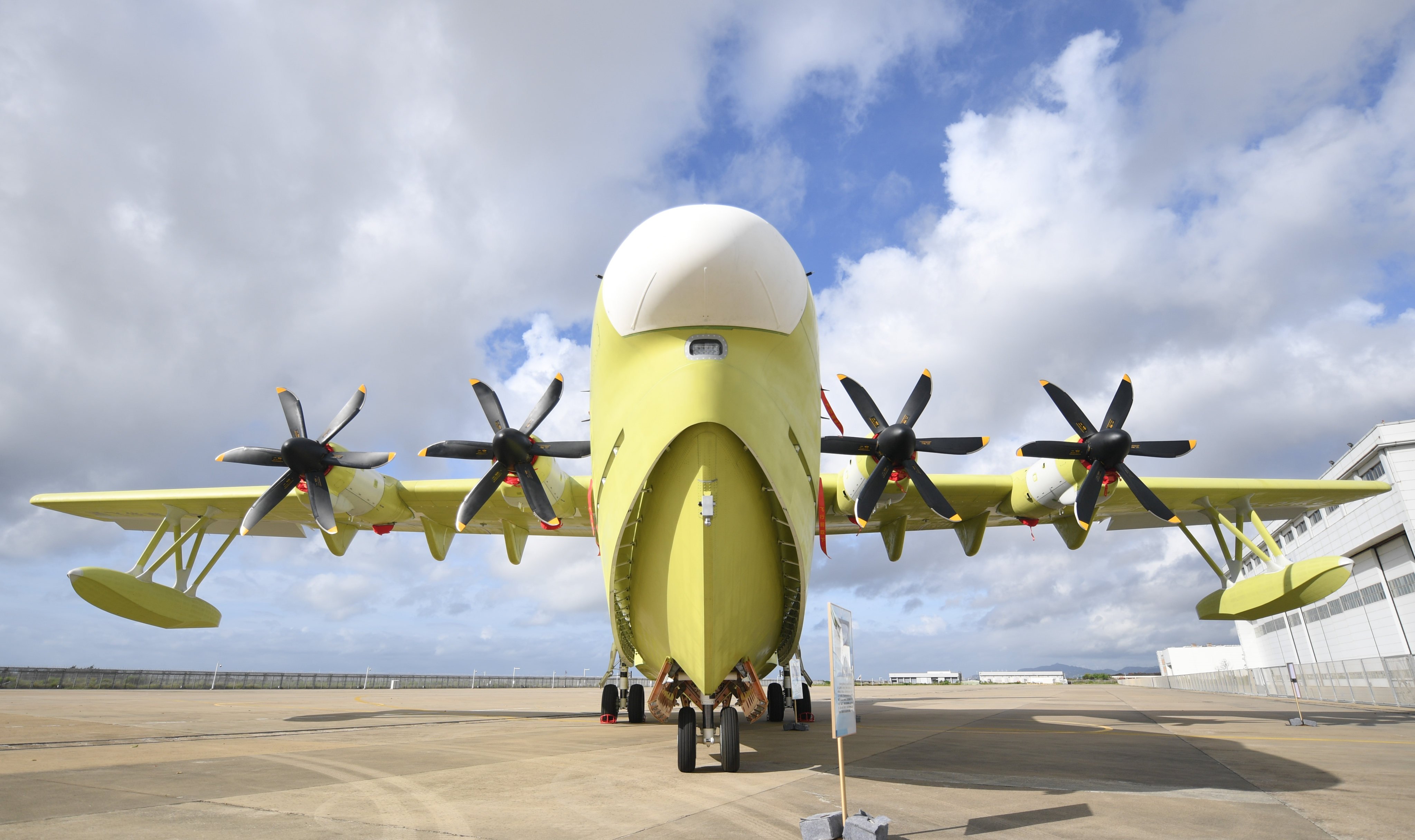 China’s AG600 can carry up to 12 tonnes of water for firefighting and other rescue and emergency missions. Photo: Xinhua