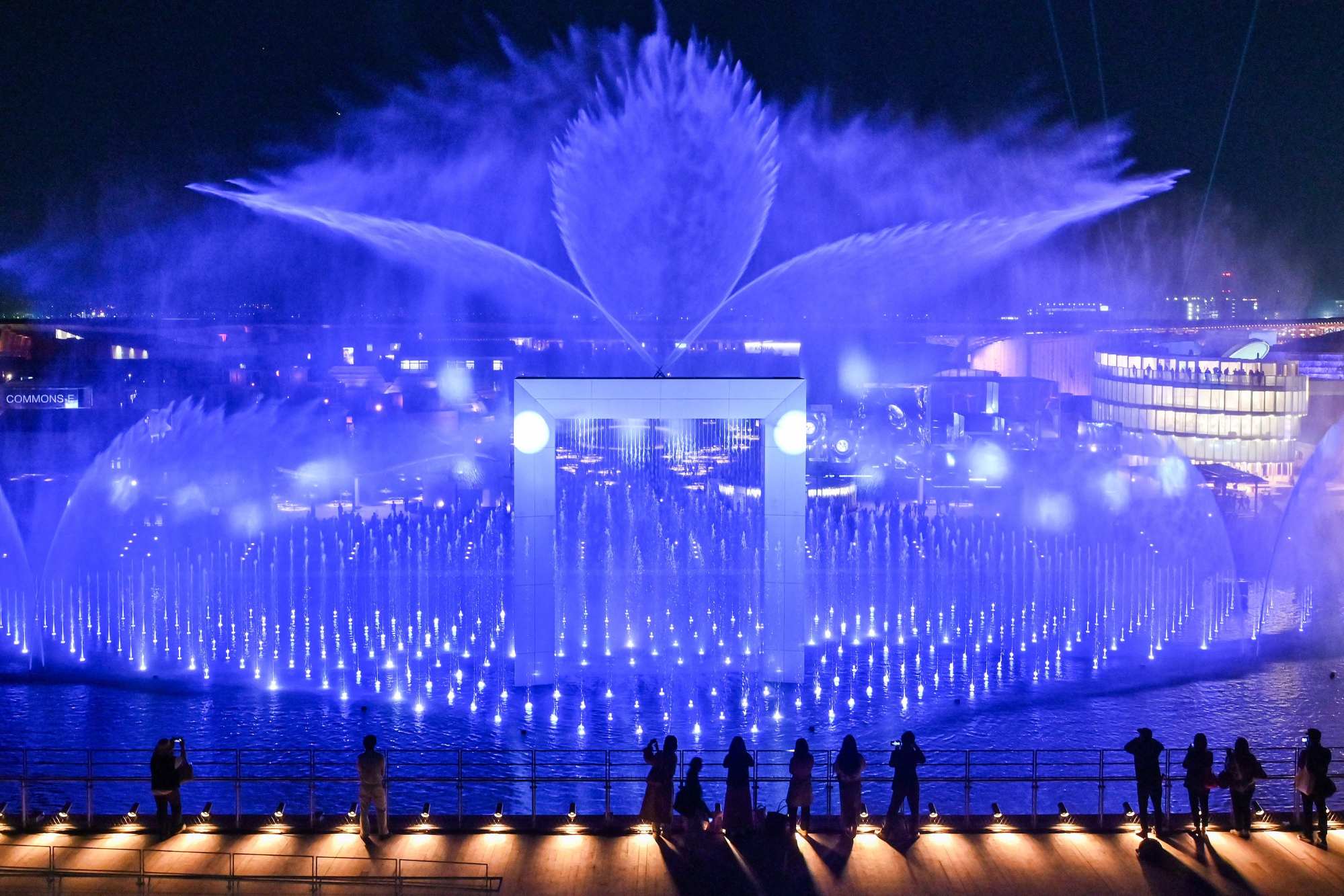 A water and light display at the 2025 Osaka Expo in Japan. Photo: AFP A water and light display at the 2025 Osaka Expo in Japan. Photo: AFP