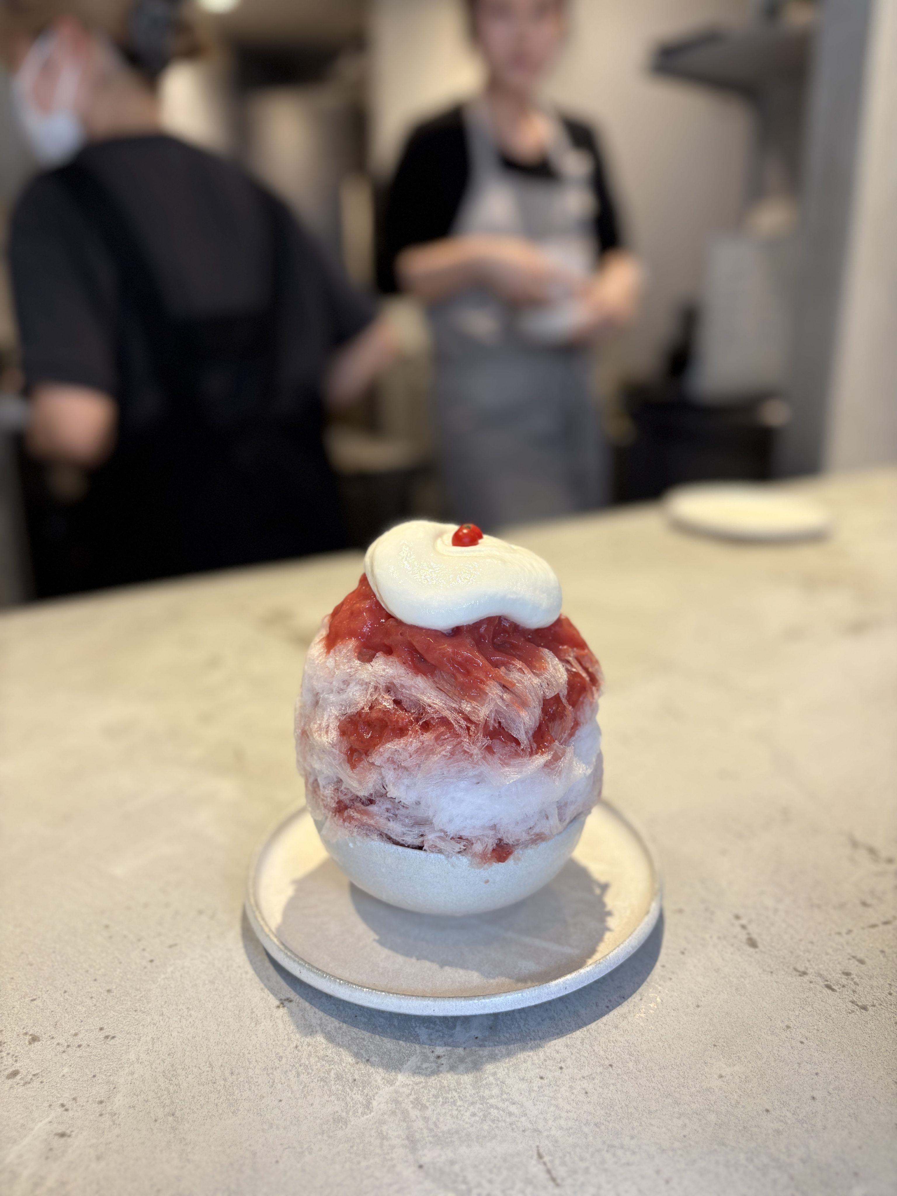A strawberry and tomato kakigori (shaved ice dessert) from Azuki to Kouri in Tokyo, Japan, proved to be anything but predictable during Charmaine Mok’s recent visit to the country. Photo: Charmaine Mok