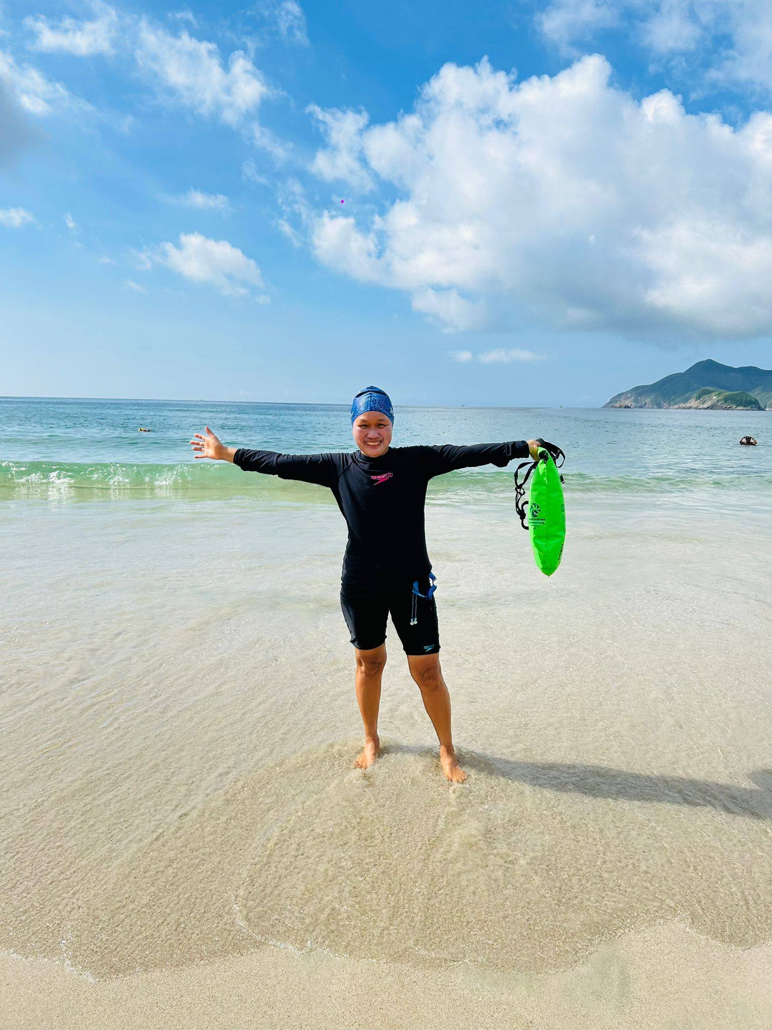 Cocoy Sabareza after finishing the Hong Kong Four Beaches Challenge. Photo: Cocoy Sabareza