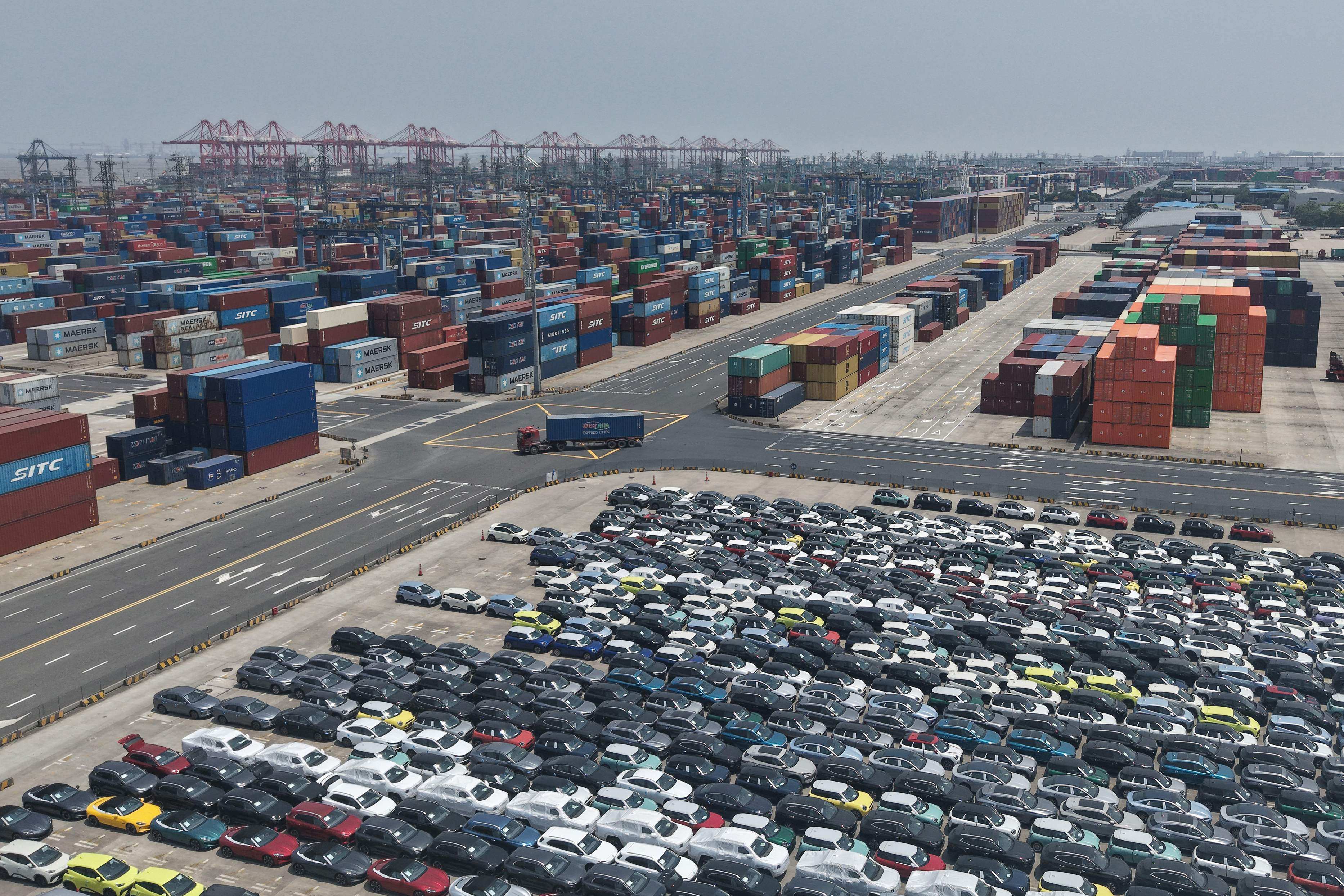 Chinese imports to France and Germany rose sharply last month. Photo: AFP