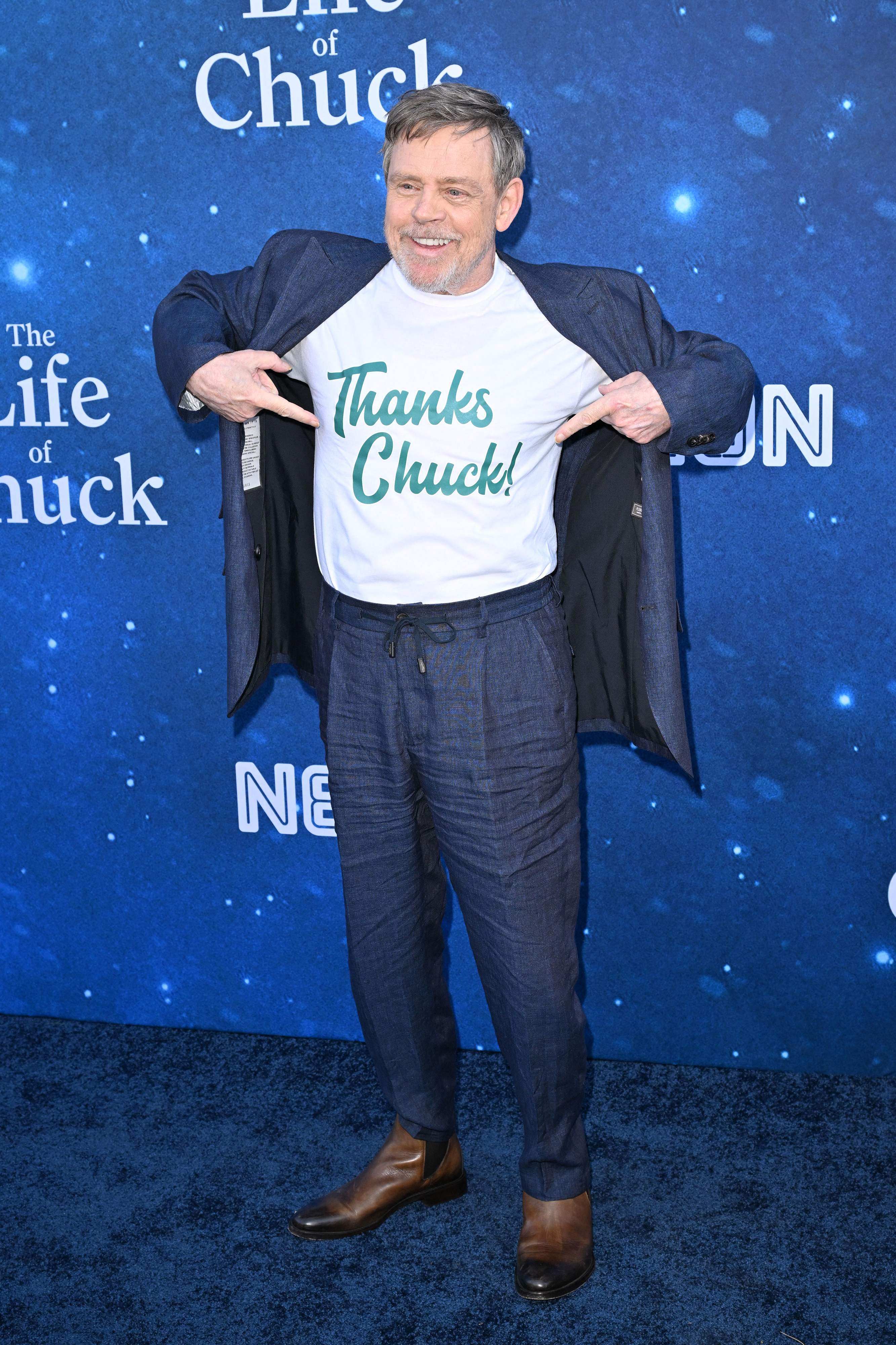 Mark Hamill attends the US premiere of The Life of Chuck at the Hollywood Legion Theatre in Los Angeles on June 2, 2025. The Star Wars legend’s upcoming movies include The Long Walk - another Stephen King adaptation - and The SpongeBob Movie: Search for SquarePants. Photo: AFP