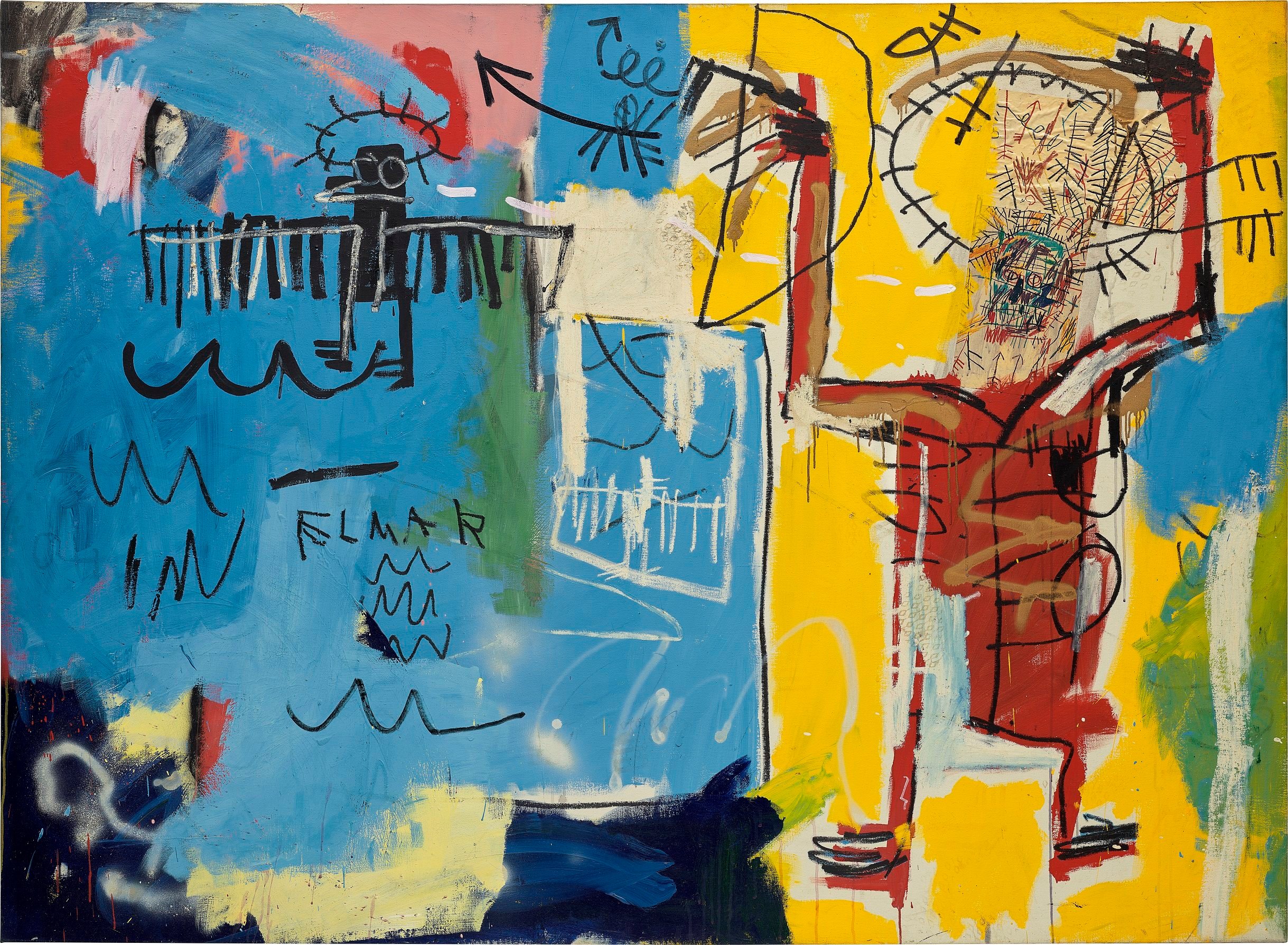 Jean-Michel Basquiat’s Untitled (ELMAR) (1982) was auction house Philips’ top lot in 2024. Photo: Handout