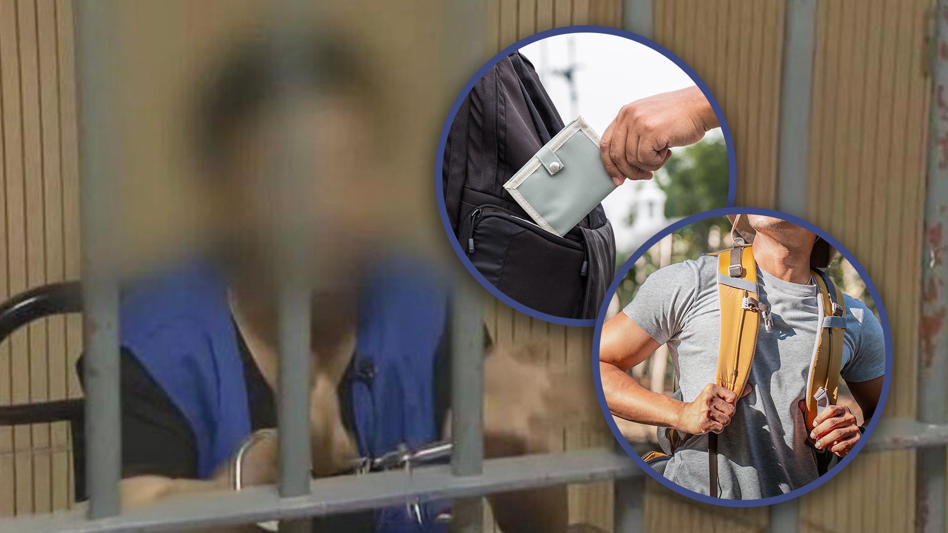 A university graduate in China who stole multiple wallets to satisfy his lust for foreign and domestic travel has been arrested by police. Photo: SCMP composite/Shutterstock/Sohu