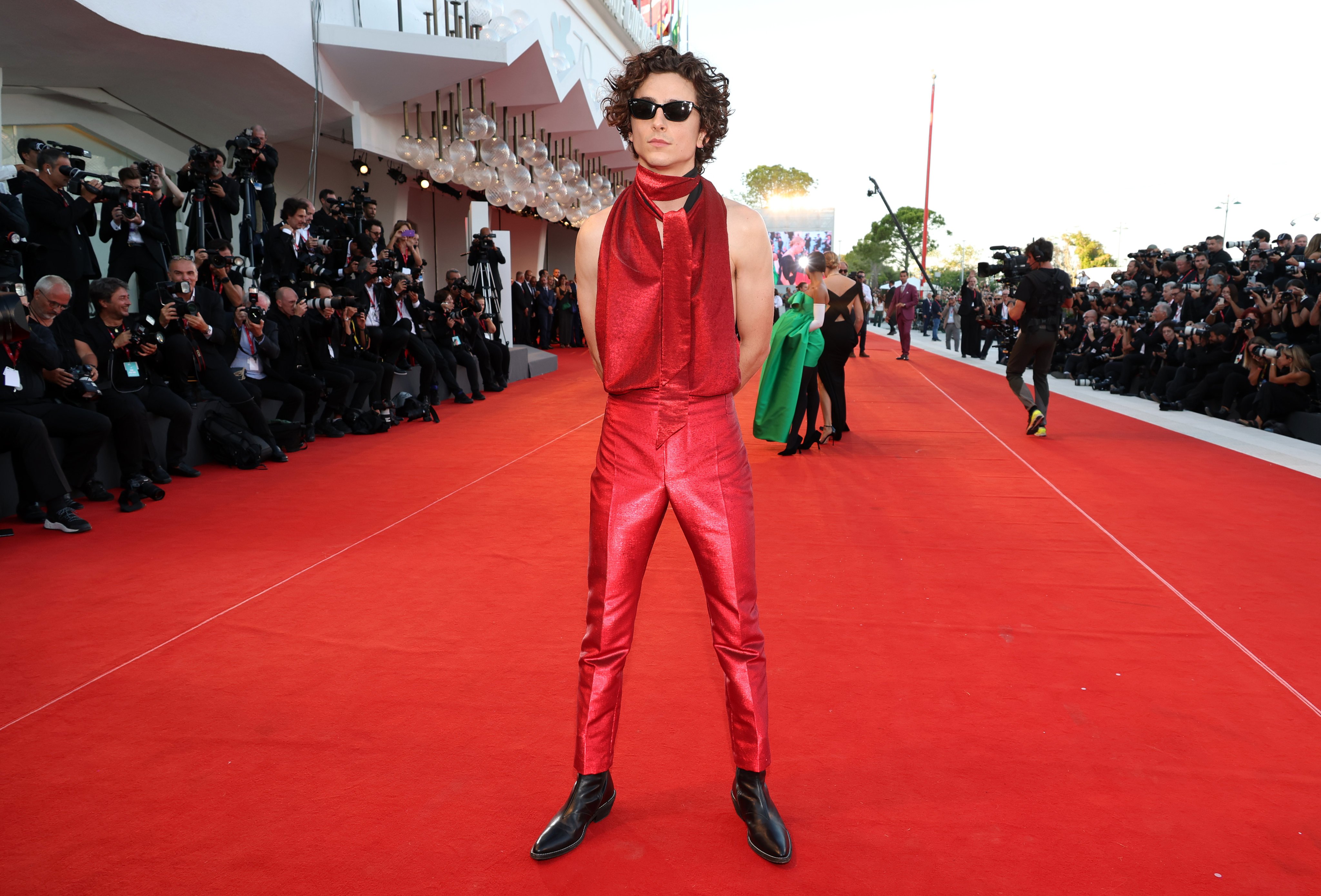 Timothée Chalamet at the Venice International Film Festival in 2022. Photo: Getty Images