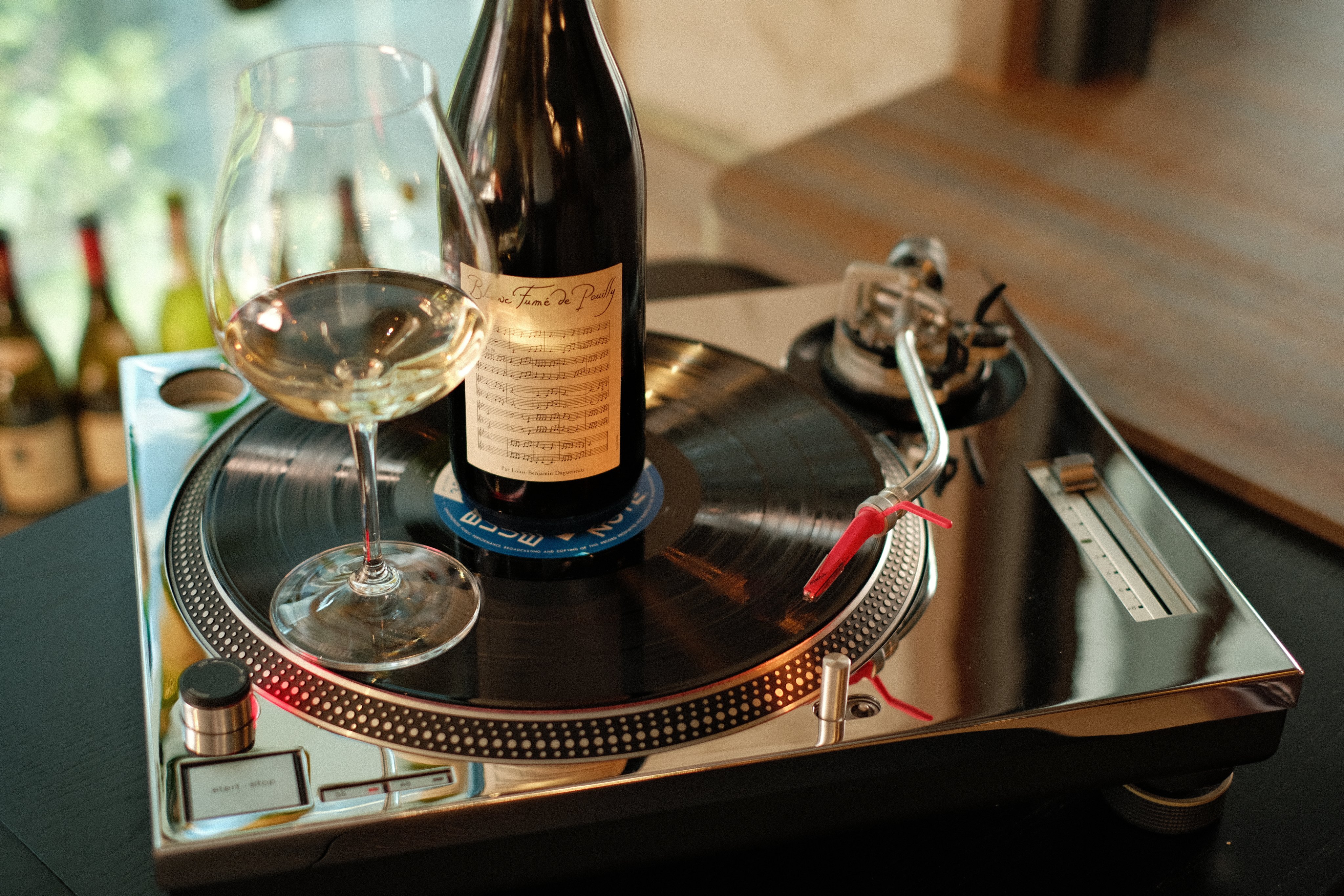 ThinkWine’s Vinyl & Wine nights take place monthly. Photo: ThinkWine