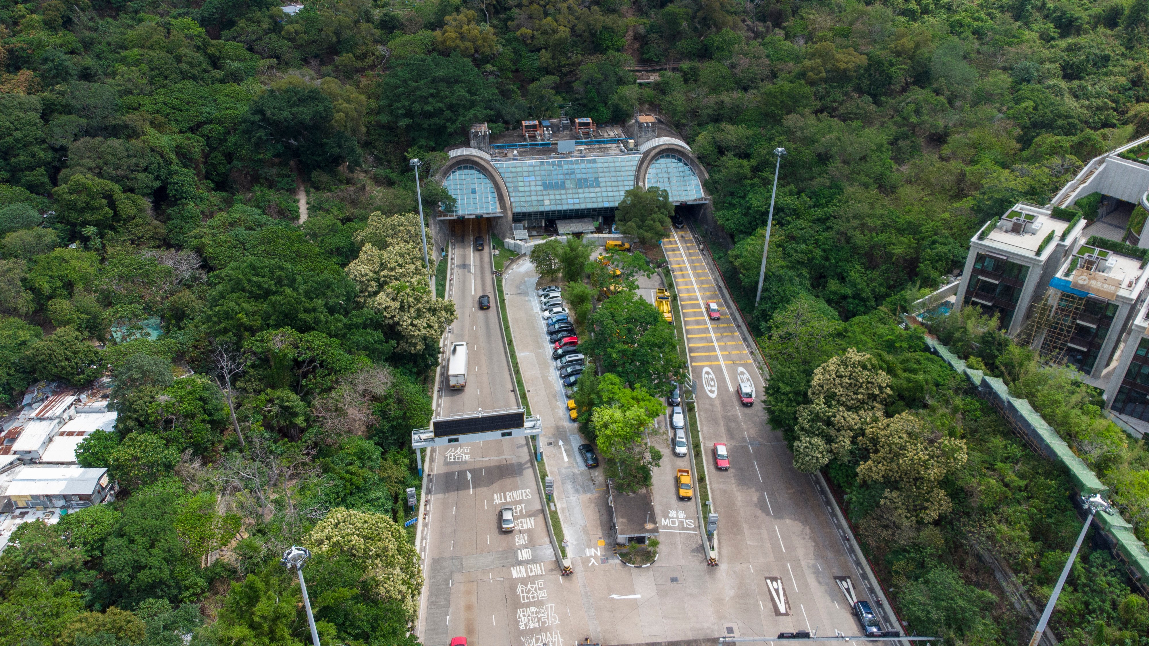 The Aberdeen Tunnel. The current flat fee of HK$5 for all vehicles has been unchanged for 34 years. Photo: Handout