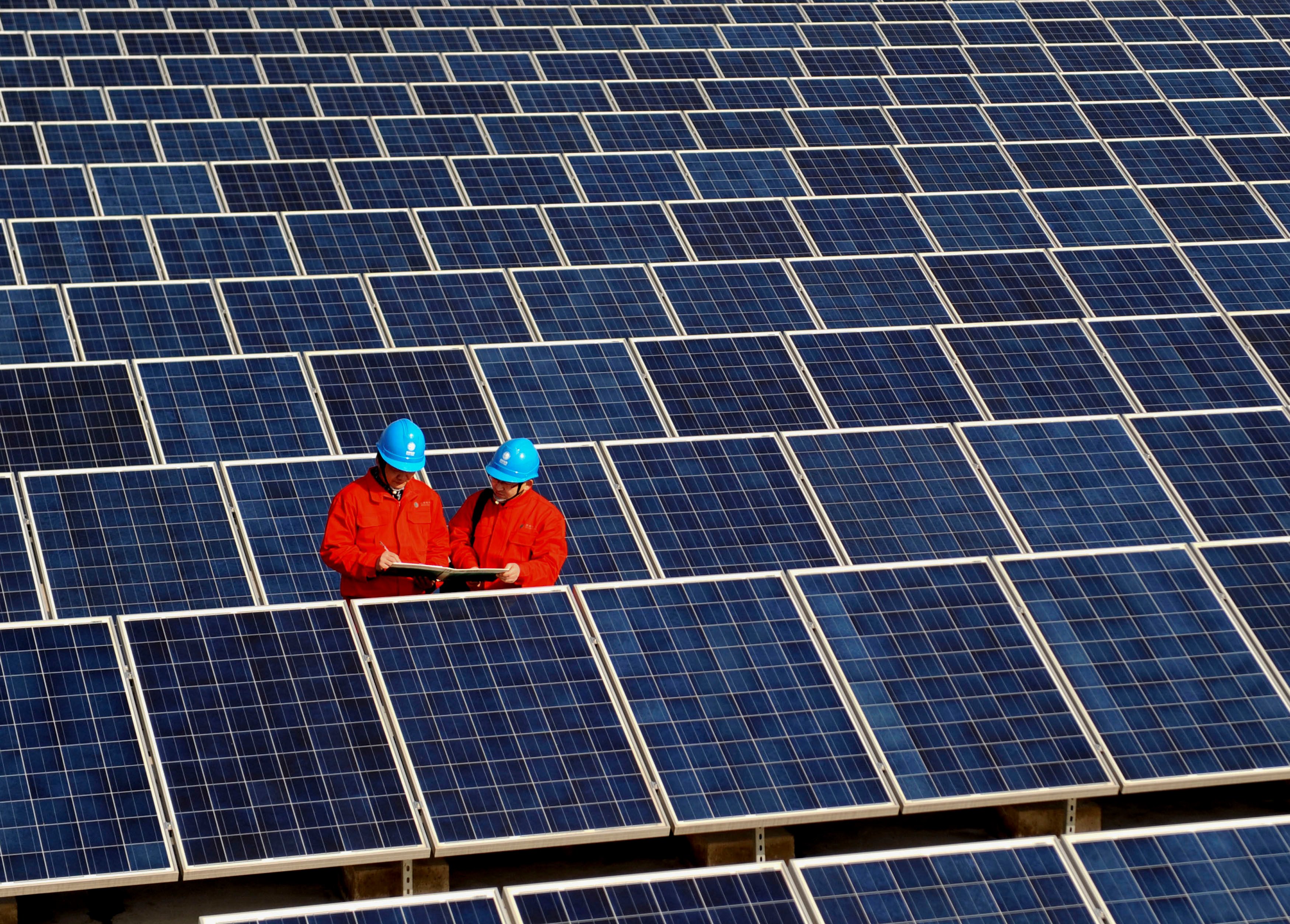 The US has imposed tariffs as high as 3,521 per cent on solar panels from China and Southeast Asia. Photo: AP