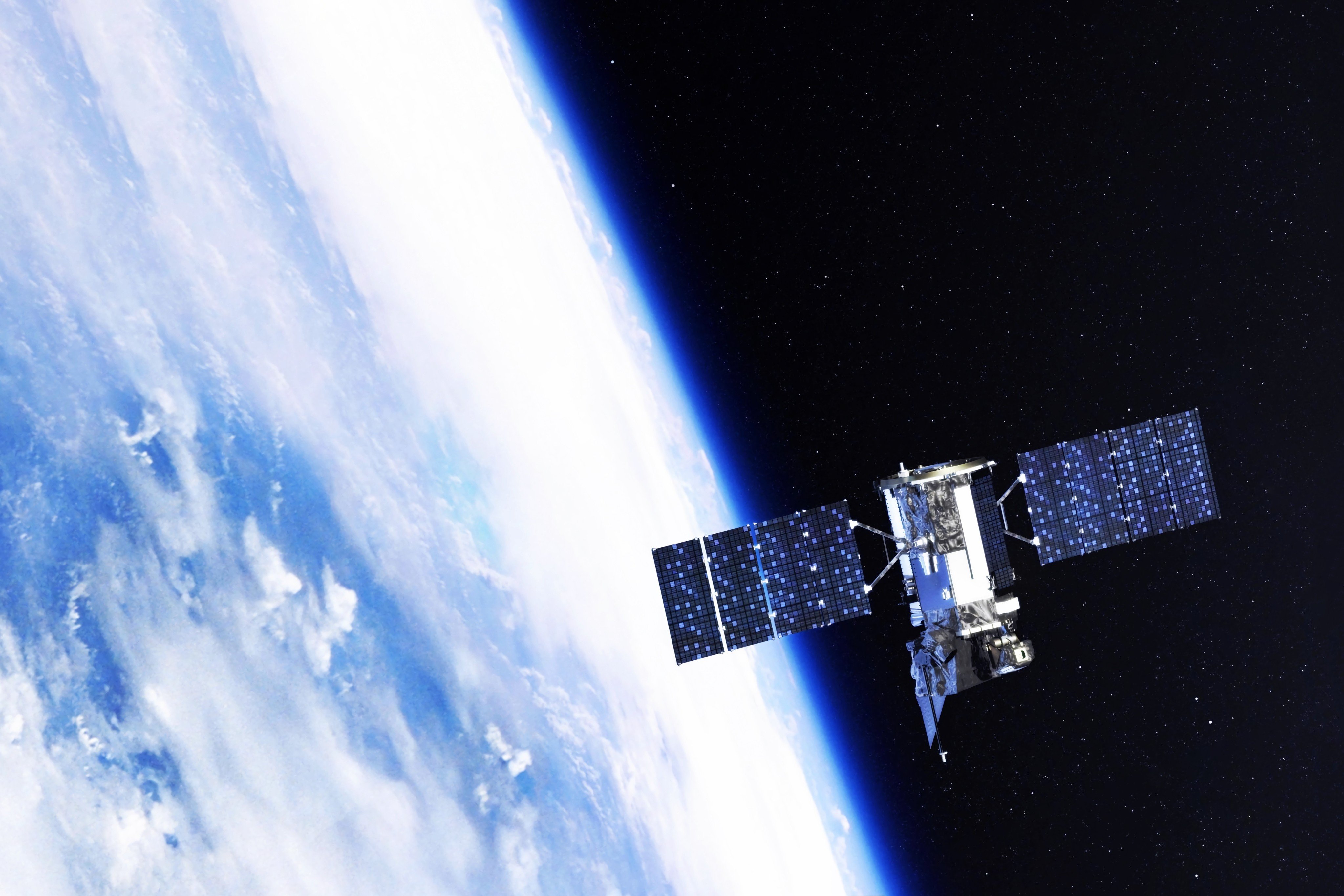 Chinese scientists have used a 2-watt laser to push data from 36,000km orbit through turbulent skies to Earth at 1Gbps, five times faster than Starlink. Photo: Shutterstock Images