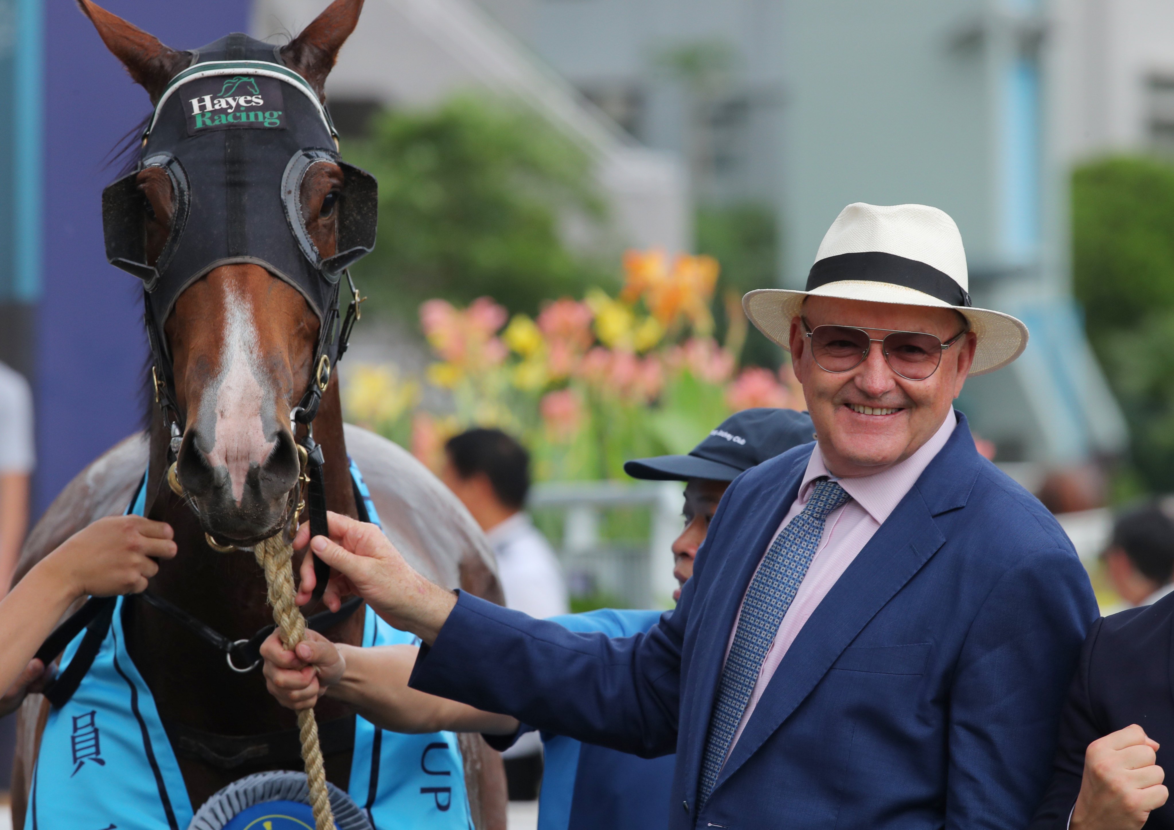 David Hayes with in-form dirt specialist Solid Shalaa. Photos: Kenneth Chan