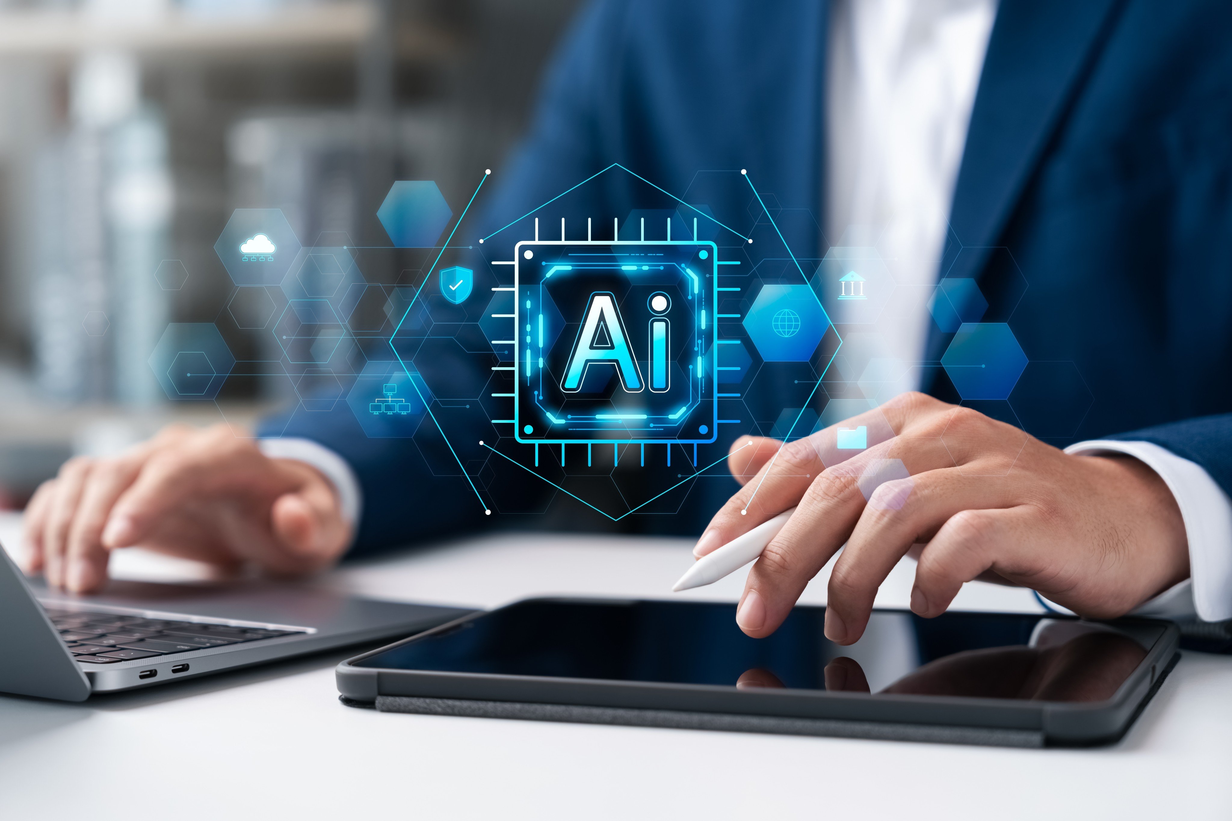 Contrary to expectations, AI is making workers more valuable, productive and able to command higher wage premiums, according to PwC. Photo: Shutterstock