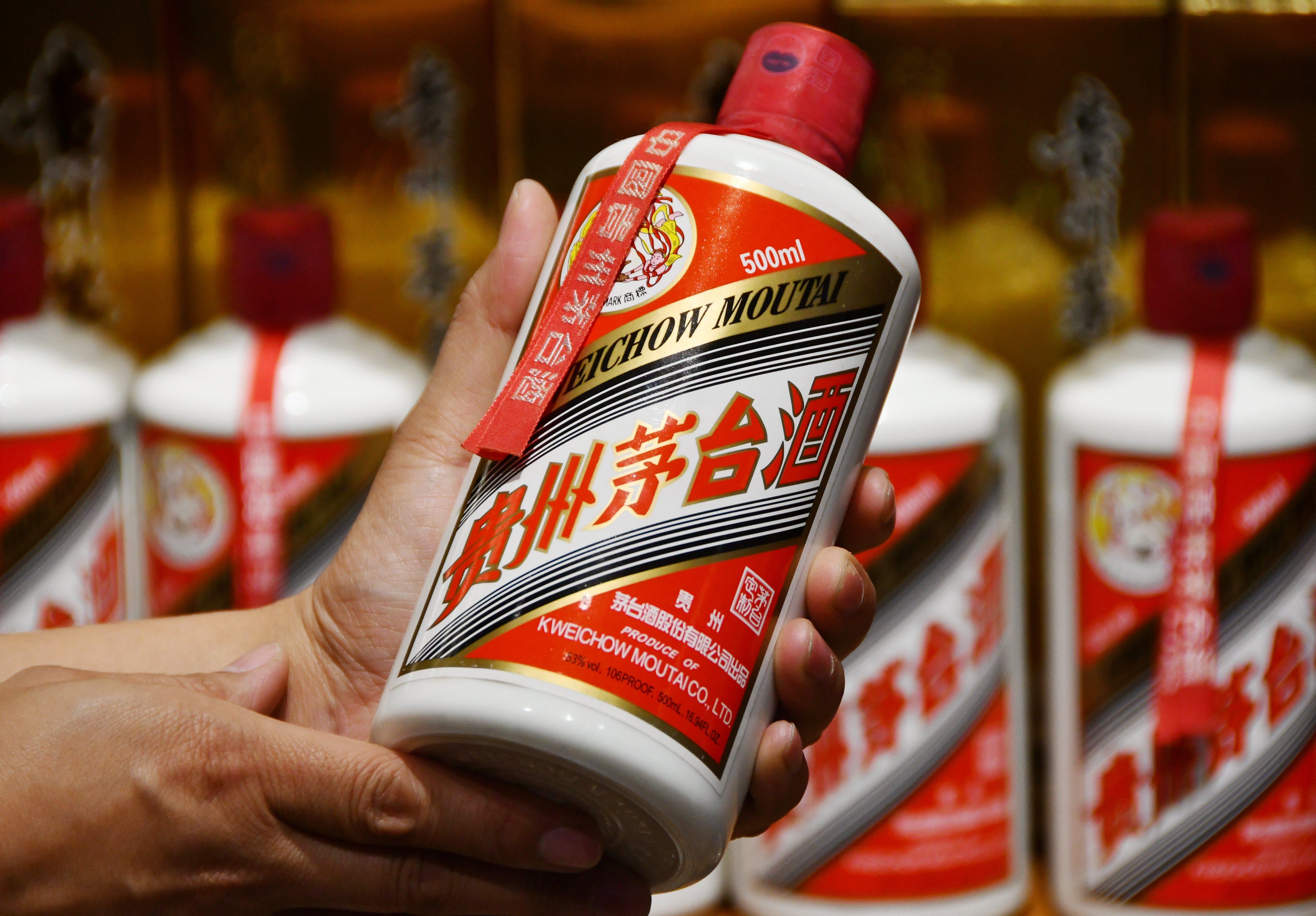 Moutai, one of China’s most popular liquor brands, is being put in a difficult position by rules limiting extravagant spending by officials. Photo: Getty