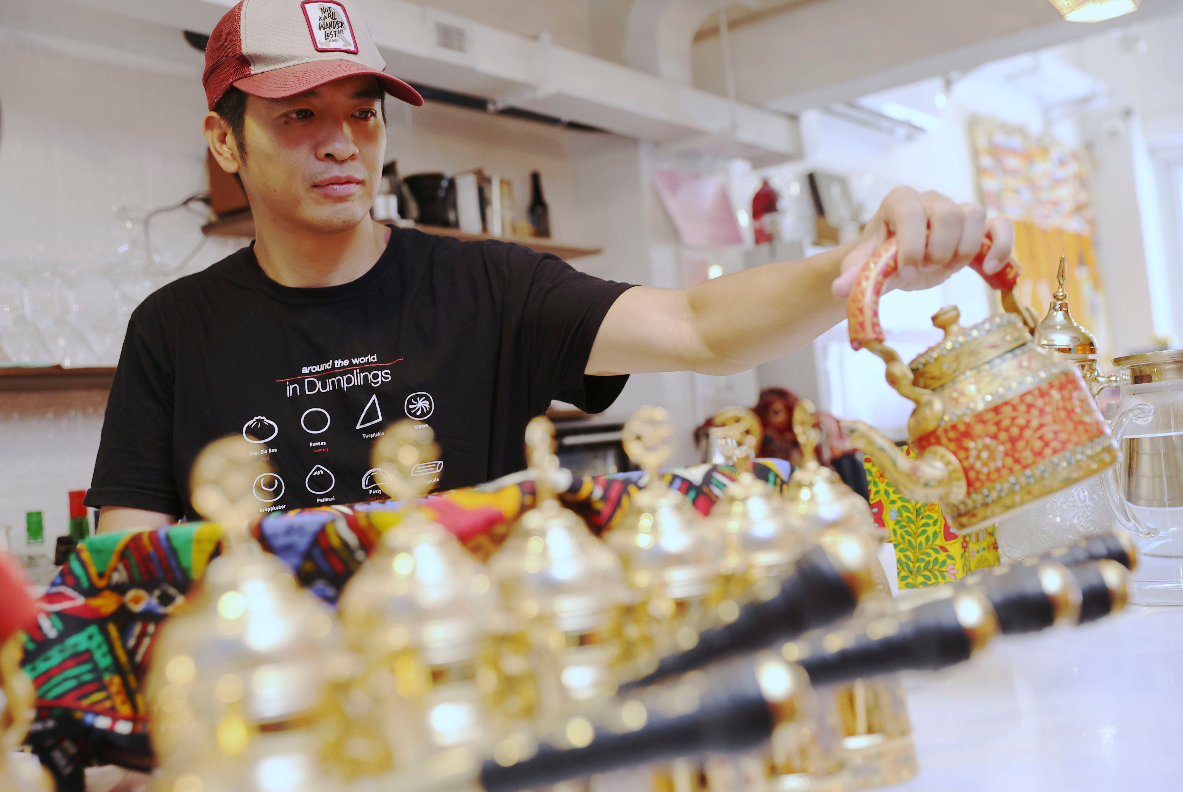 Fred Lam is the owner of Thirsty, which serves coffee, sells books and hosts events. Photo: Edmond So