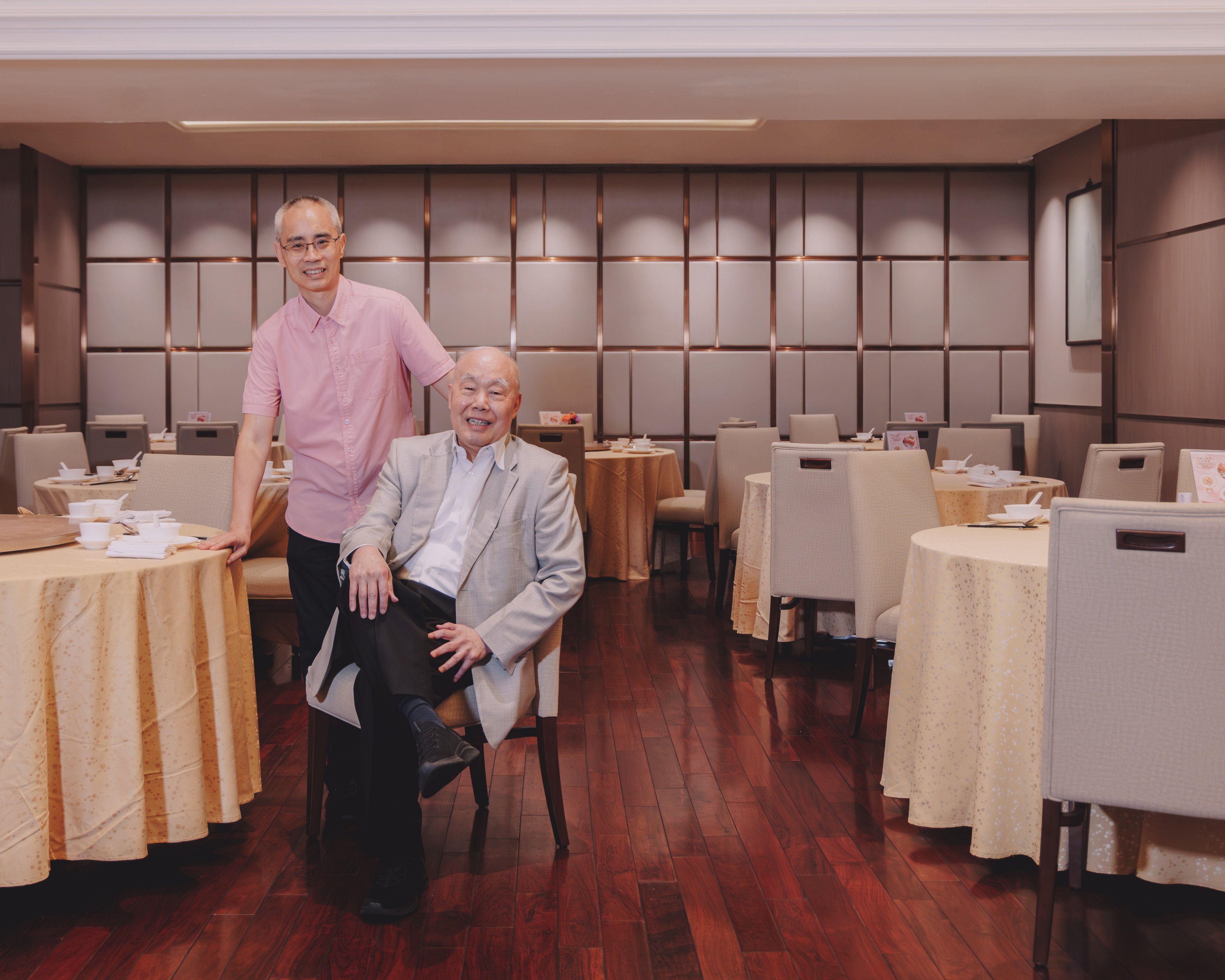 Father and son team Chui Wai-kwan and Daniel Chui Tak-yiu at their restaurant Seventh Son in Hong Kong. Photo: Jocelyn Tam