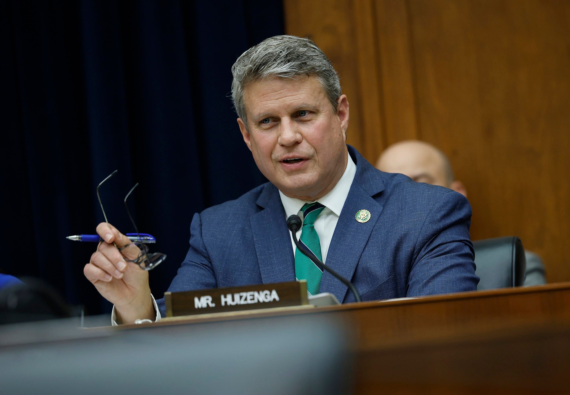 US Representative Bill Huizenga, Republican of Michigan, said that China was “trying to dominate these critical technologies by any means necessary”, including access to US universities. Photo: Getty Images/TNS