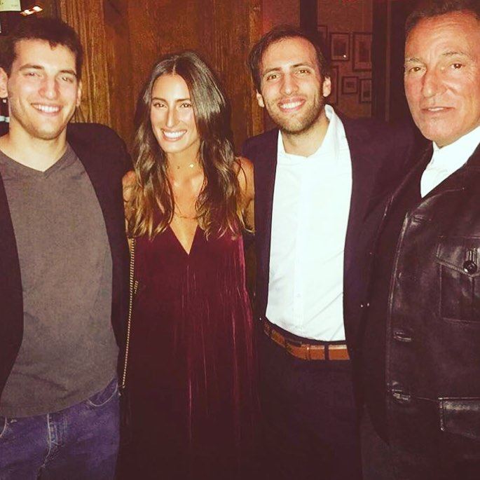 Bruce Springsteen is proud of his two sons – Samuel Ryan is a firefighter, while Evan James is a musician who works for Apple. They’re seen here with their sister Jessica. Photo: @officialrumbledoll/Instagram