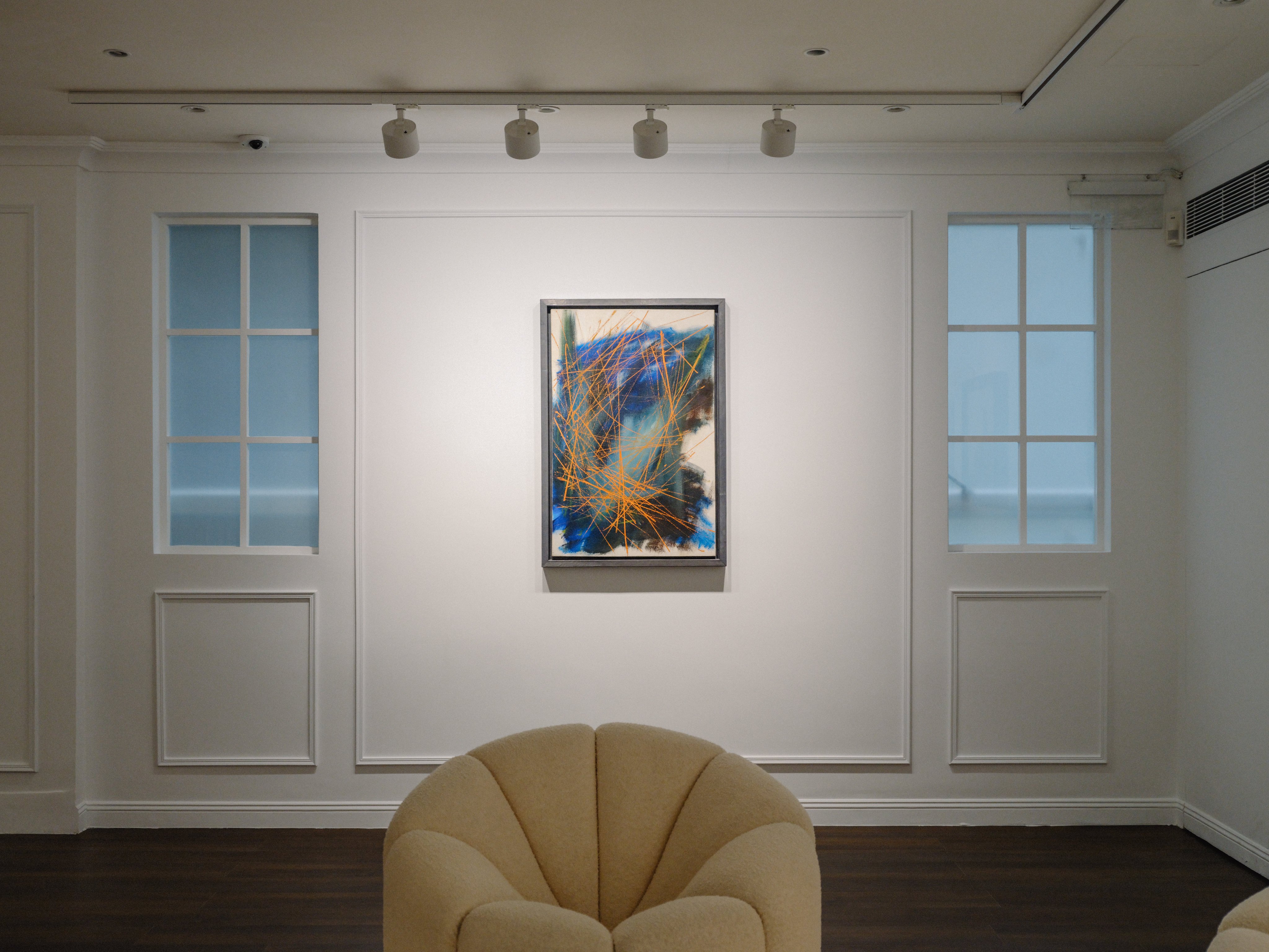 Form IV/Saeta IV (1957), by Filipino artist Fernando Zobel, is seen at “Worlds Within: Art as Refuge” a new exhibition at Hong Kong’s Villepin gallery. Photo: Villepin