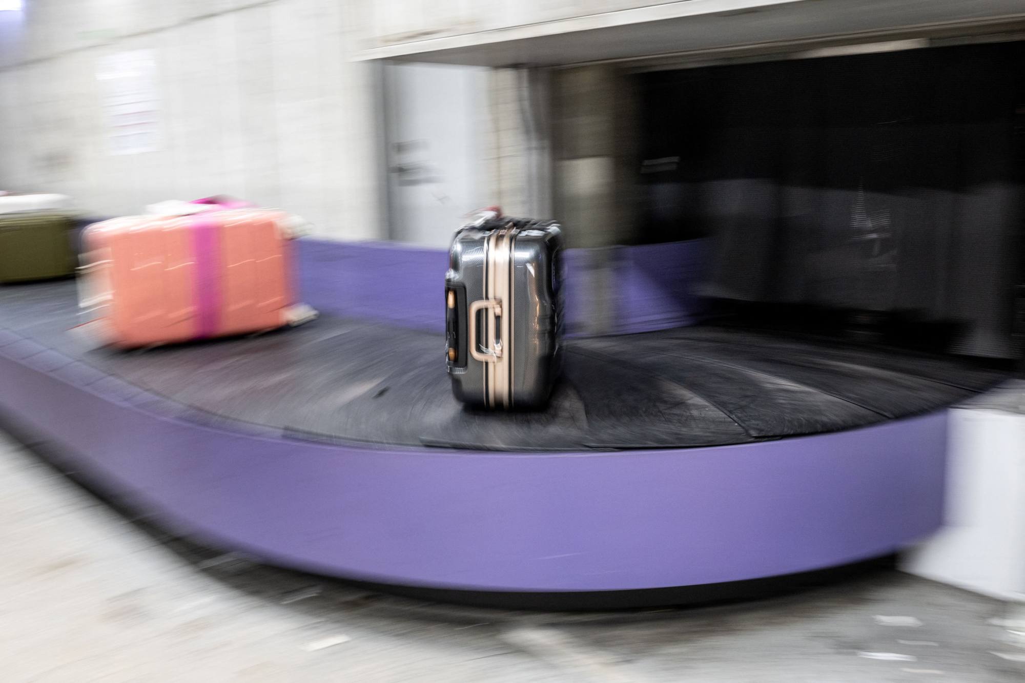 Baggage arriving at the Kansai International Airport, which was voted last year as the best airport in the world for baggage delivery efficiency. Photo: AFP Baggage arriving at the Kansai International Airport, which was voted last year as the best airport in the world for baggage delivery efficiency. Photo: AFP