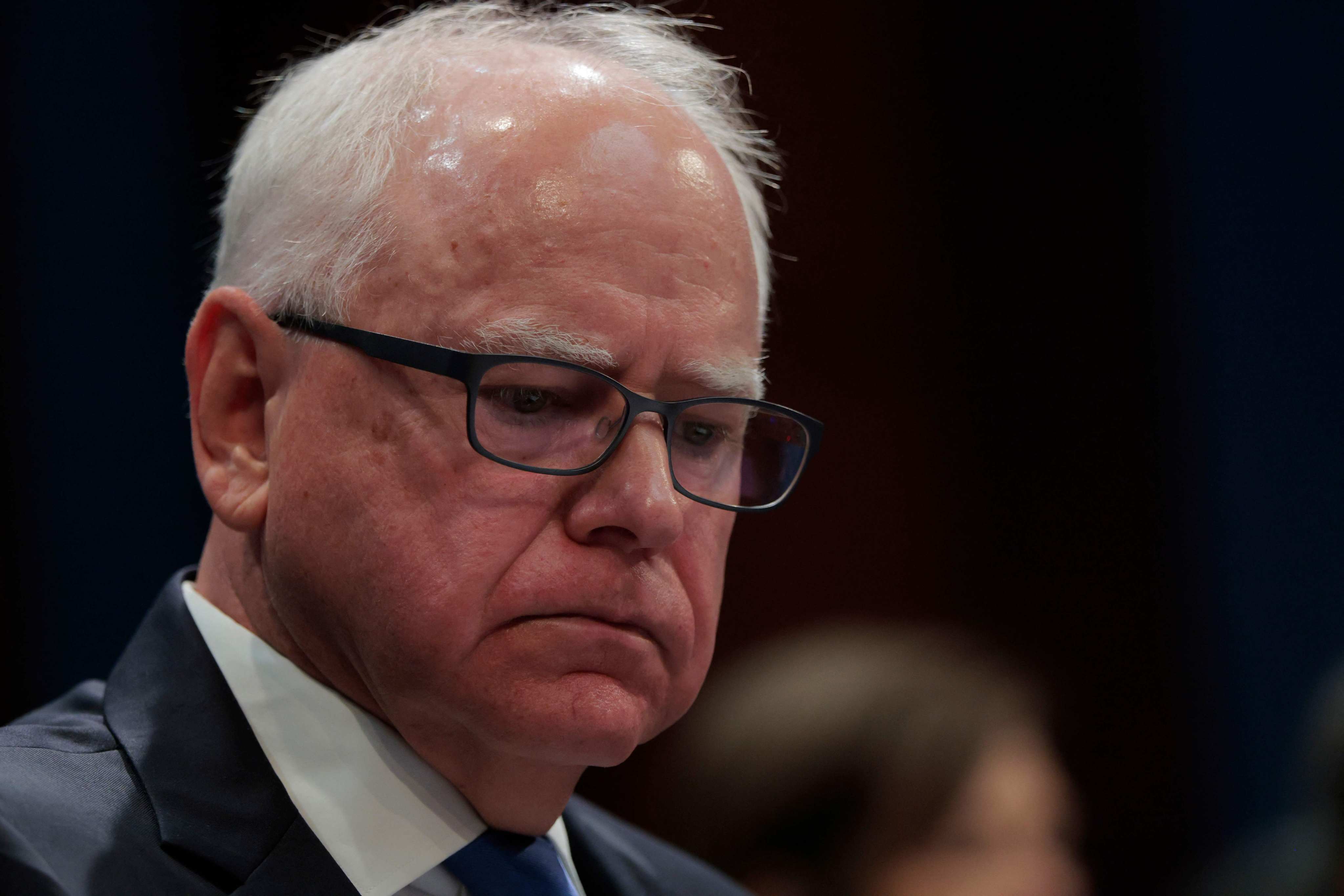 Minnesota Governor Tim Walz during a hearing with the House Oversight and Accountability Committee at the US Capitol on Thursday in Washington. Photo: AFP