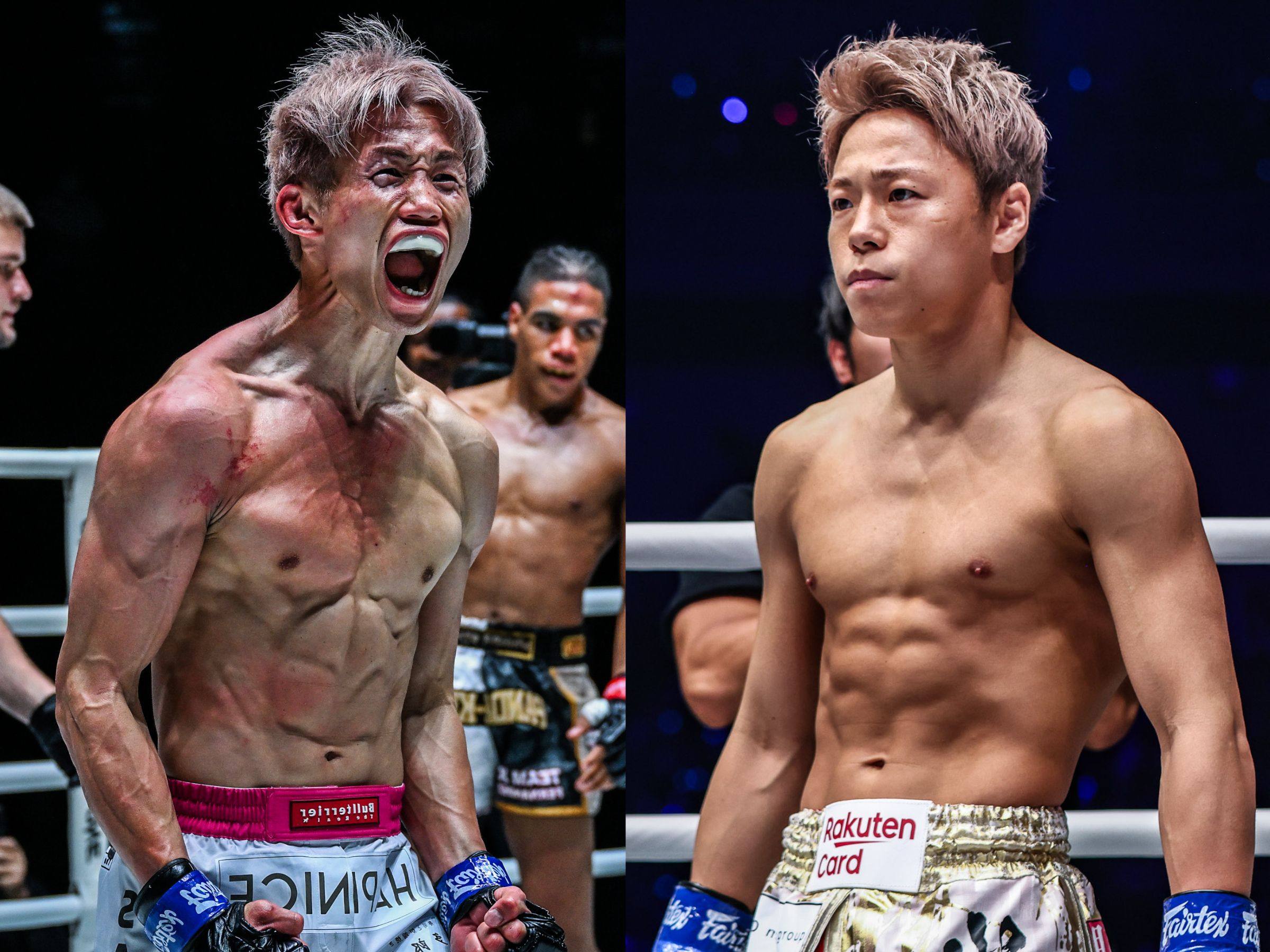 Taiki Naito (left) wants to face compatriot Takeru Segawa when ONE Championship returns to Japan in November. Photo: ONE Championship