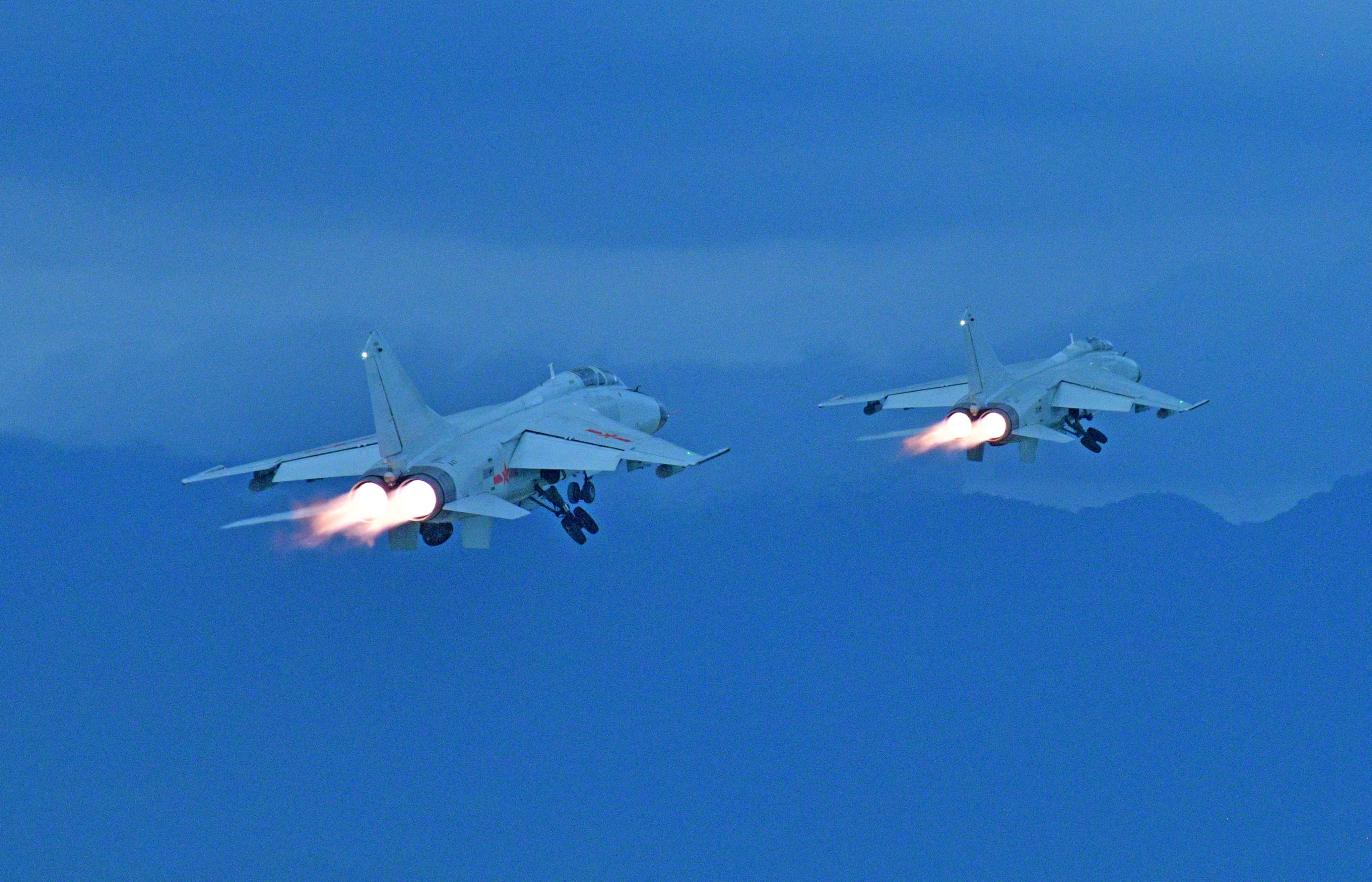 The Chinese military conducted patrols in the South China Sea on Saturday while a Philippine-Japan joint drill was under way. Photo: PLA Southern Theatre Command