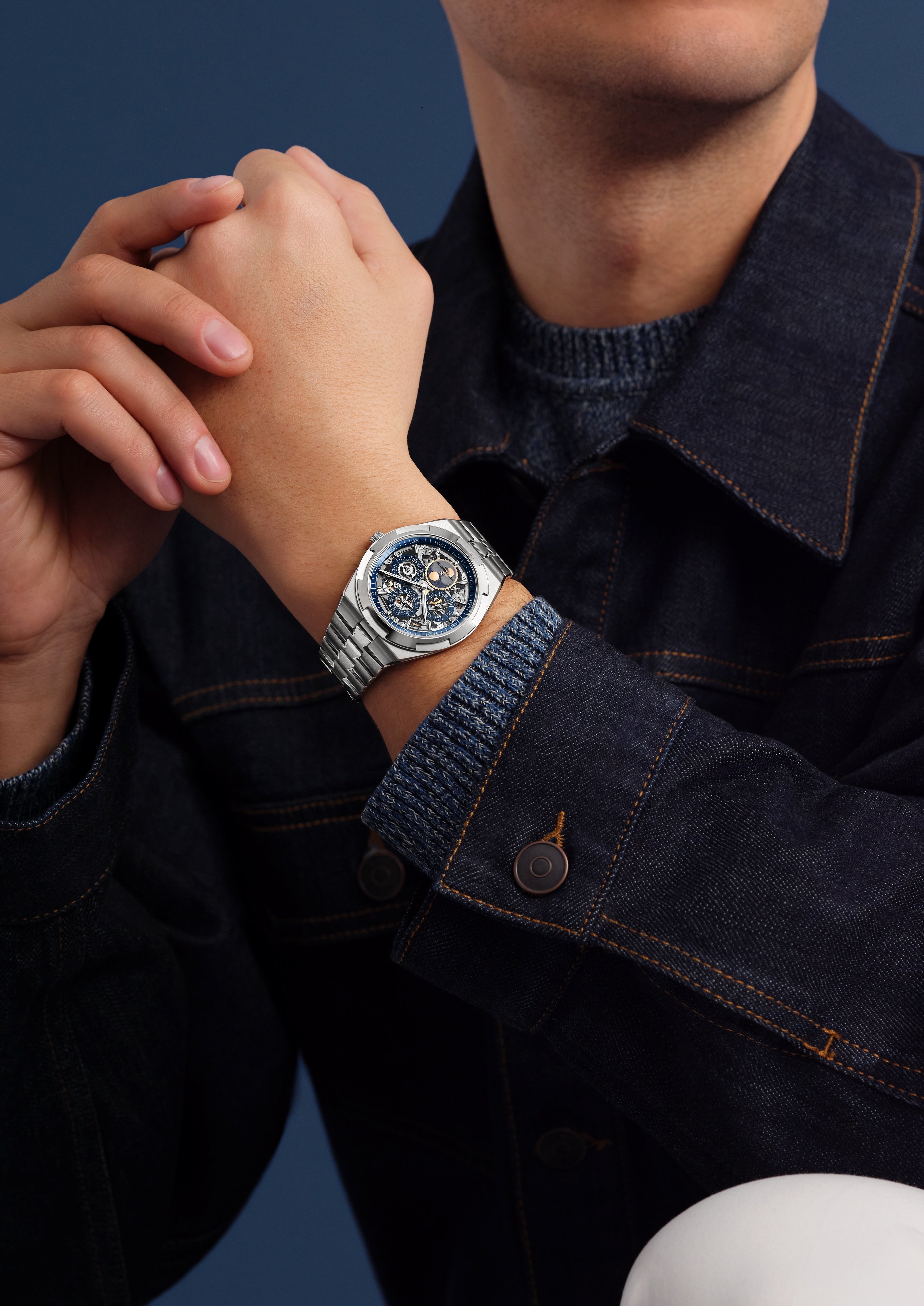 Vacheron Constantin Overseas perpetual calendar ultra-thin skeleton. Photo: Handout