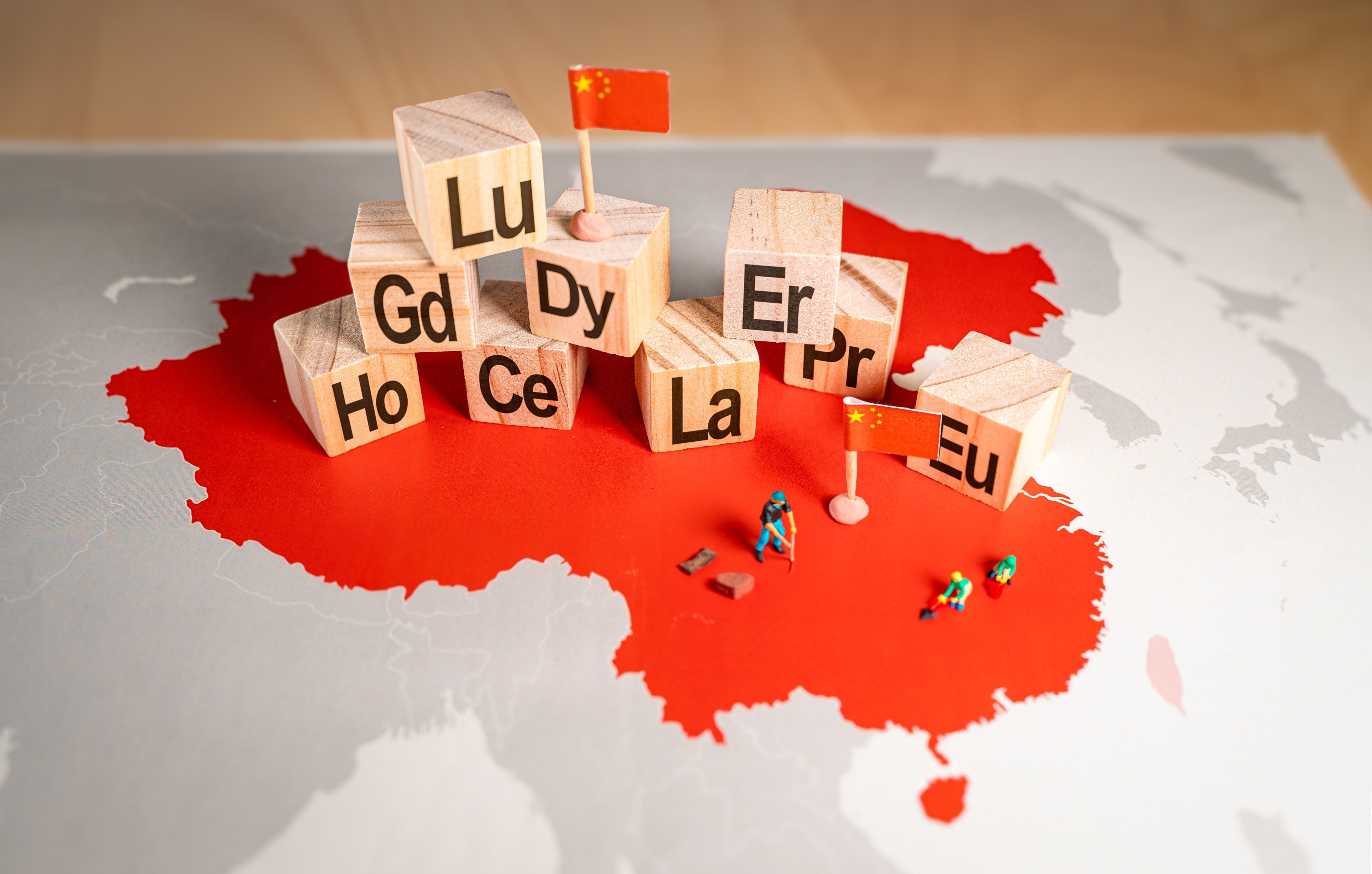 China dominates the global supply of rare earth elements, including 70 per cent of mining and around 90 per cent of refining these minerals. Photo: Shutterstock