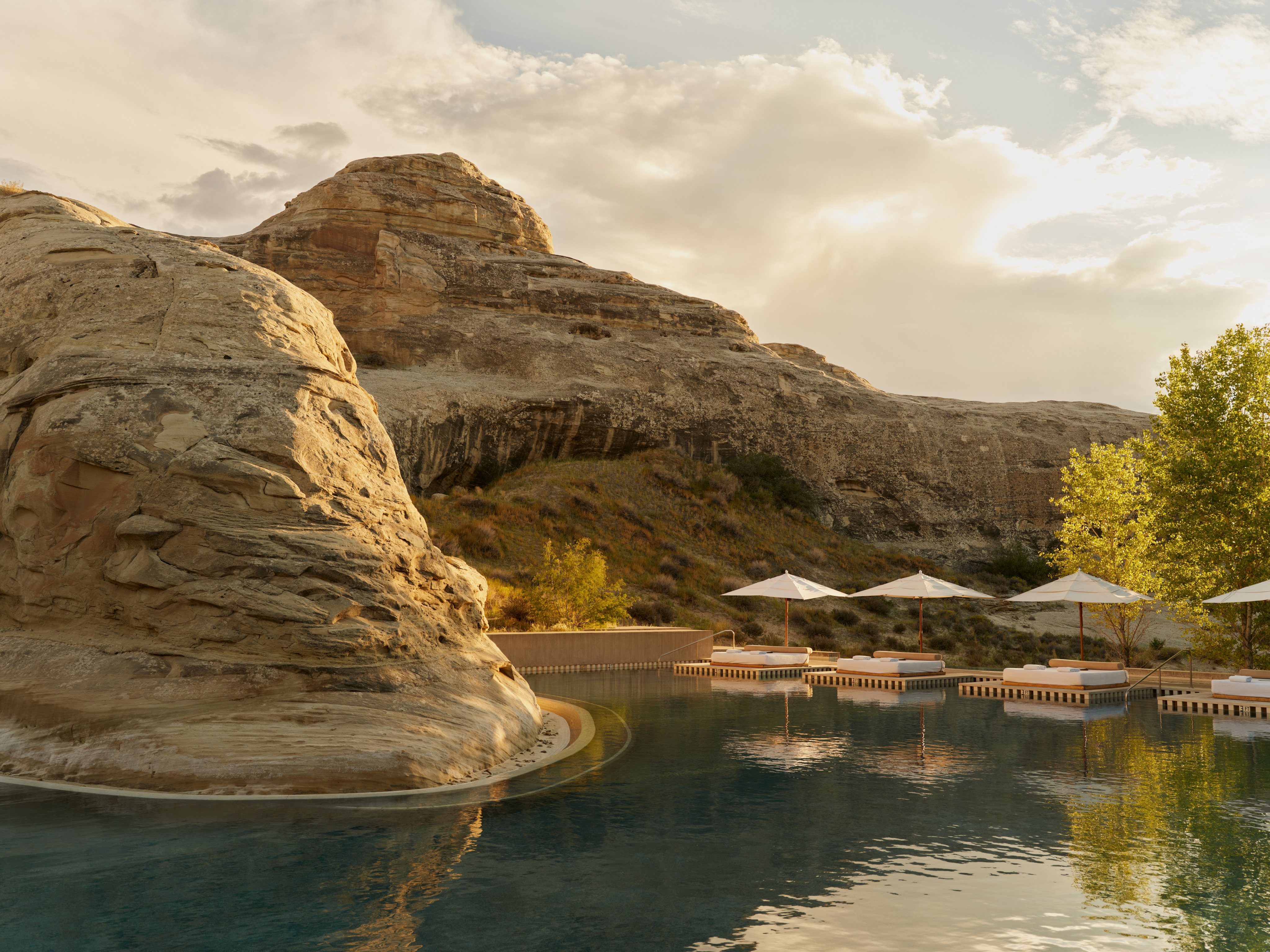 Amangiri is a luxurious resort in the Utah desert that’s popular with celebrities such as Ivanka Trump and Justin Bieber. Photo: Handout