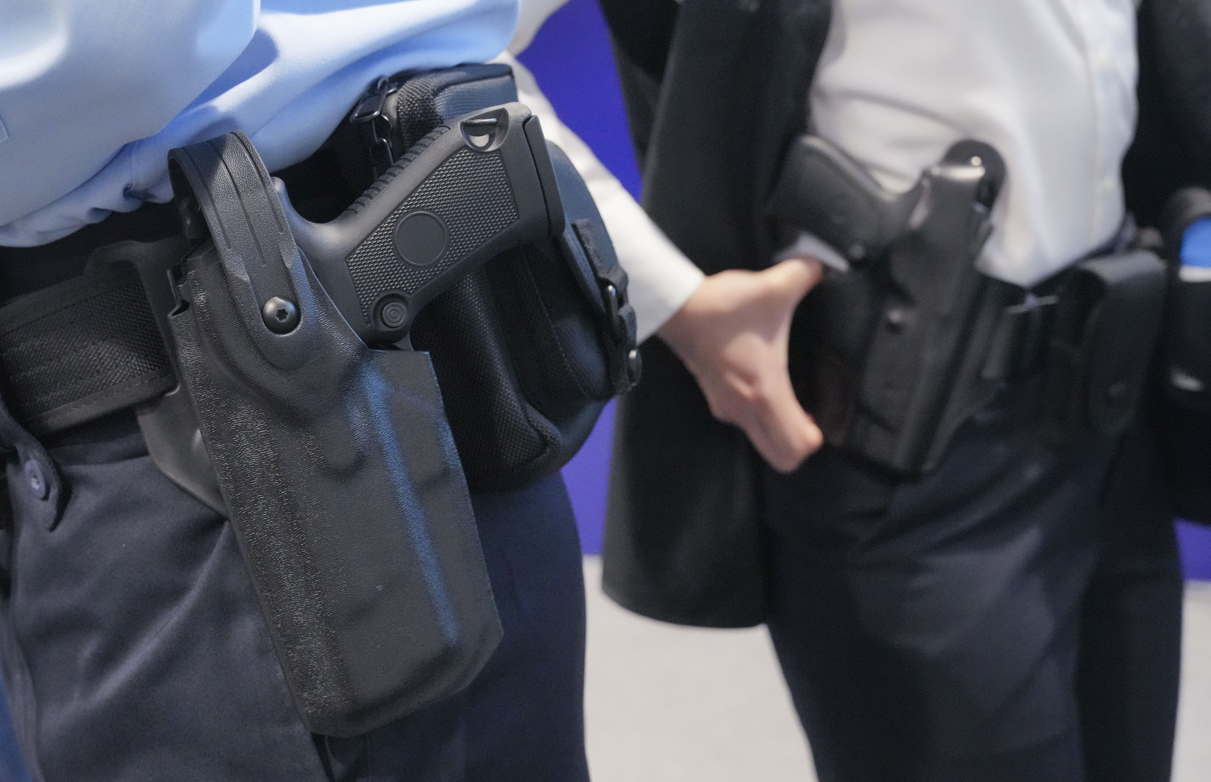 A 9mm CF98-A pistol pistol carried by Hong Kong police. Photo: May Tse