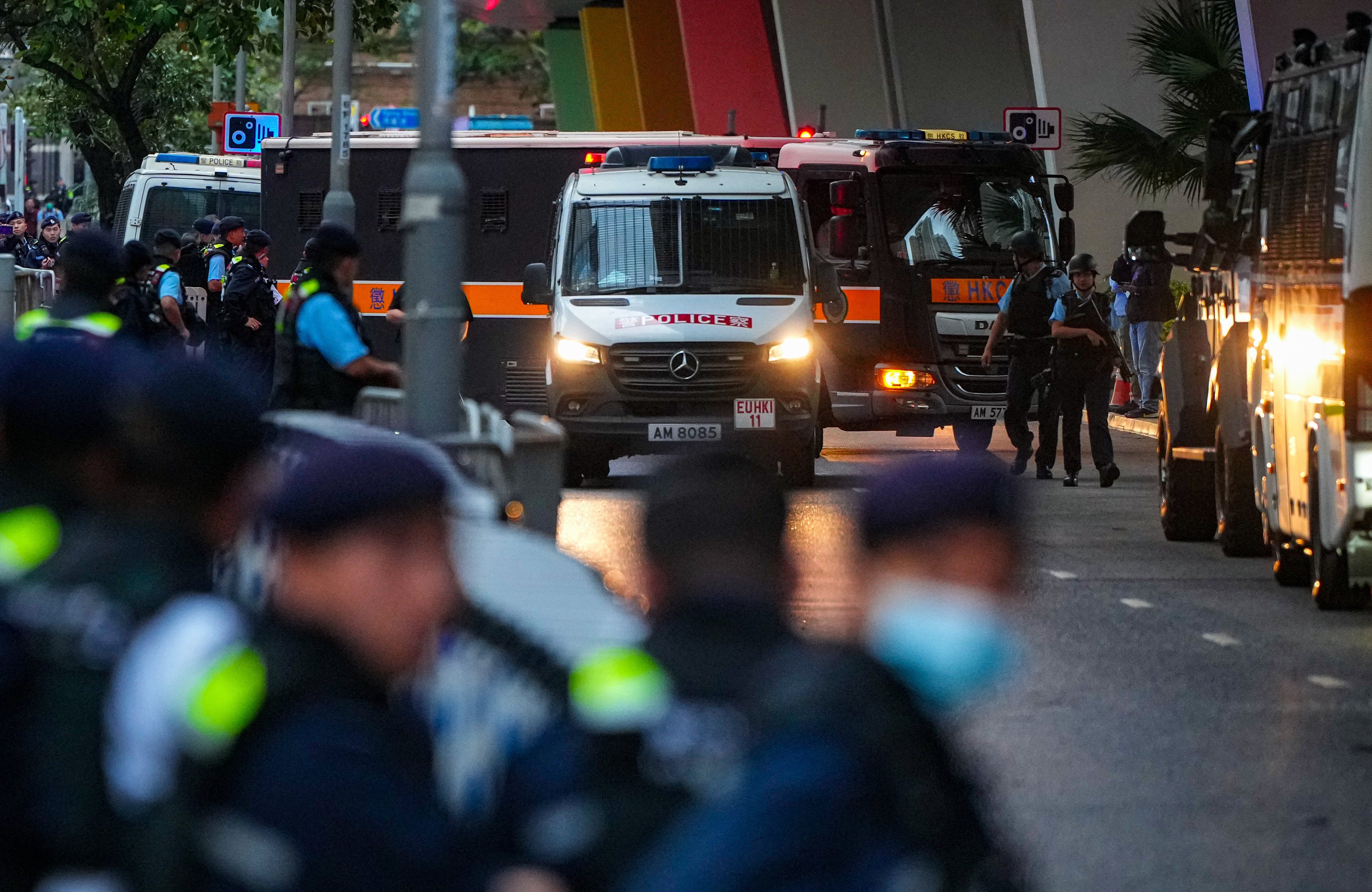 Hong Kong’s leader has said authorities have made 332 arrests over national security-related offences since the 2020 law took effect. Photo: Sam Tsang