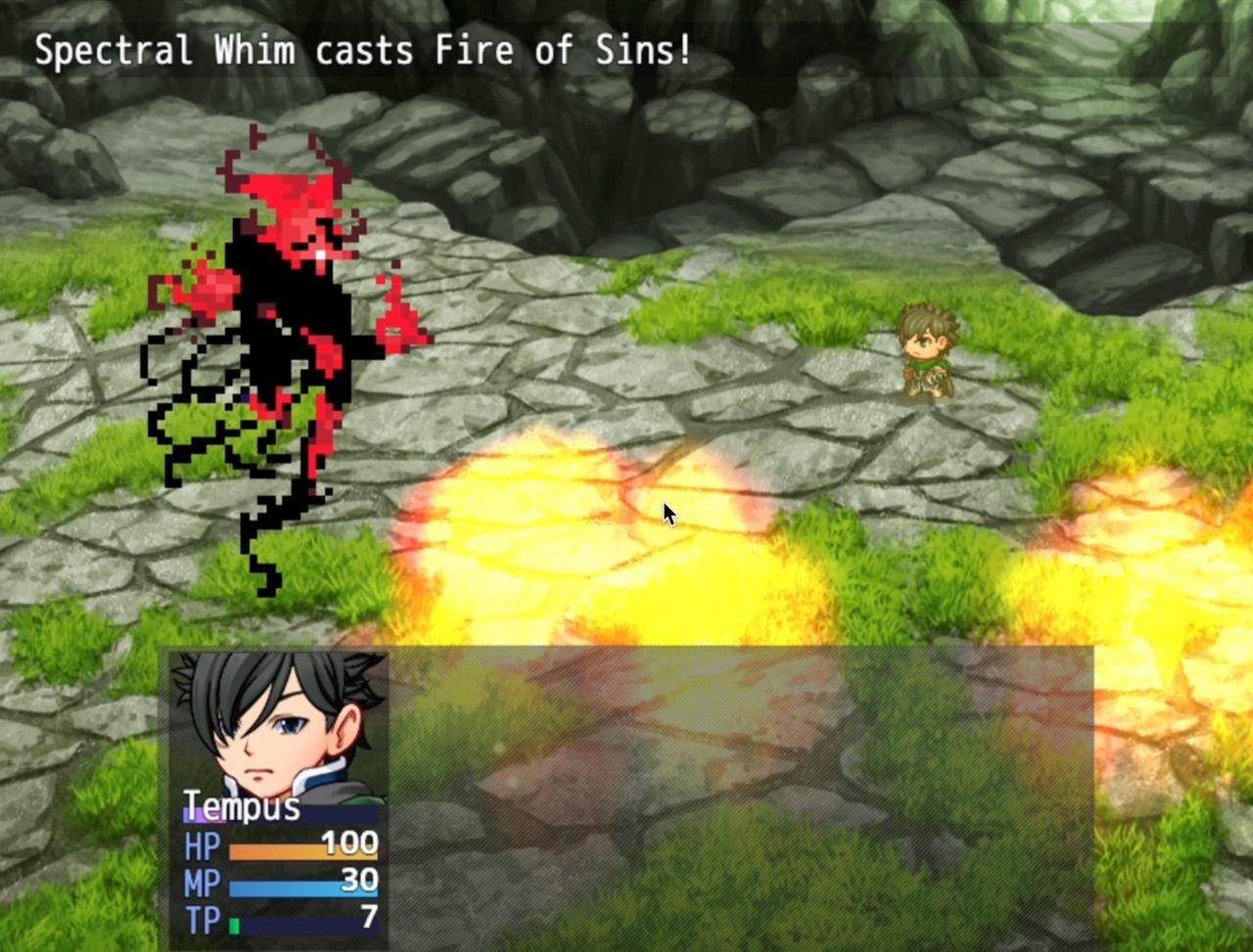 A screengrab of the winning game, Monophobia, created by three students from Chinese International School for the Counterspell Hackathon event. Photo: Handout
