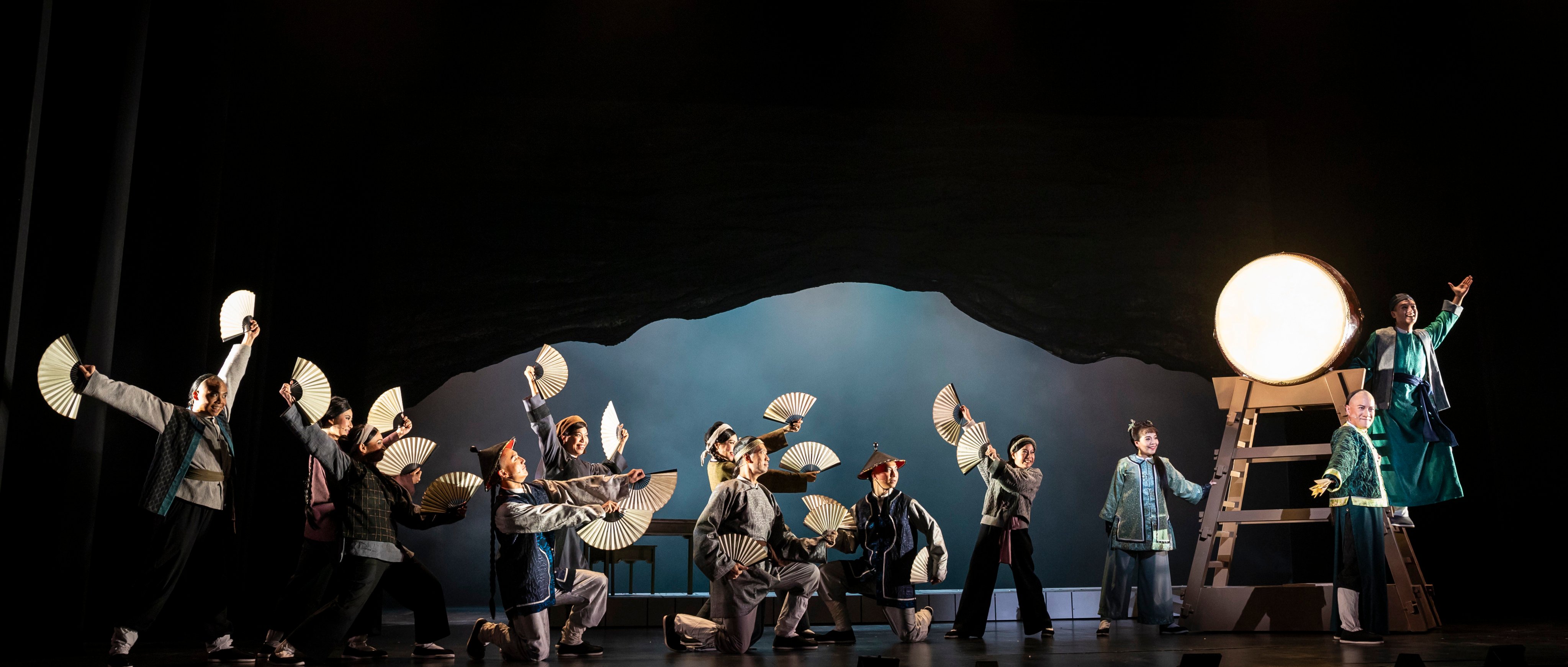 A scene from the xiqu production “The Impossible Trial”, a musical written by composer Leon Ko, lyricist Chris Shum and playwright Cheung Fei-fan that premiered on September 13, 2022, and is now on stage in Shanghai as part of 2025 WestK Shanghai Week. Photo: Wing Hei Photography