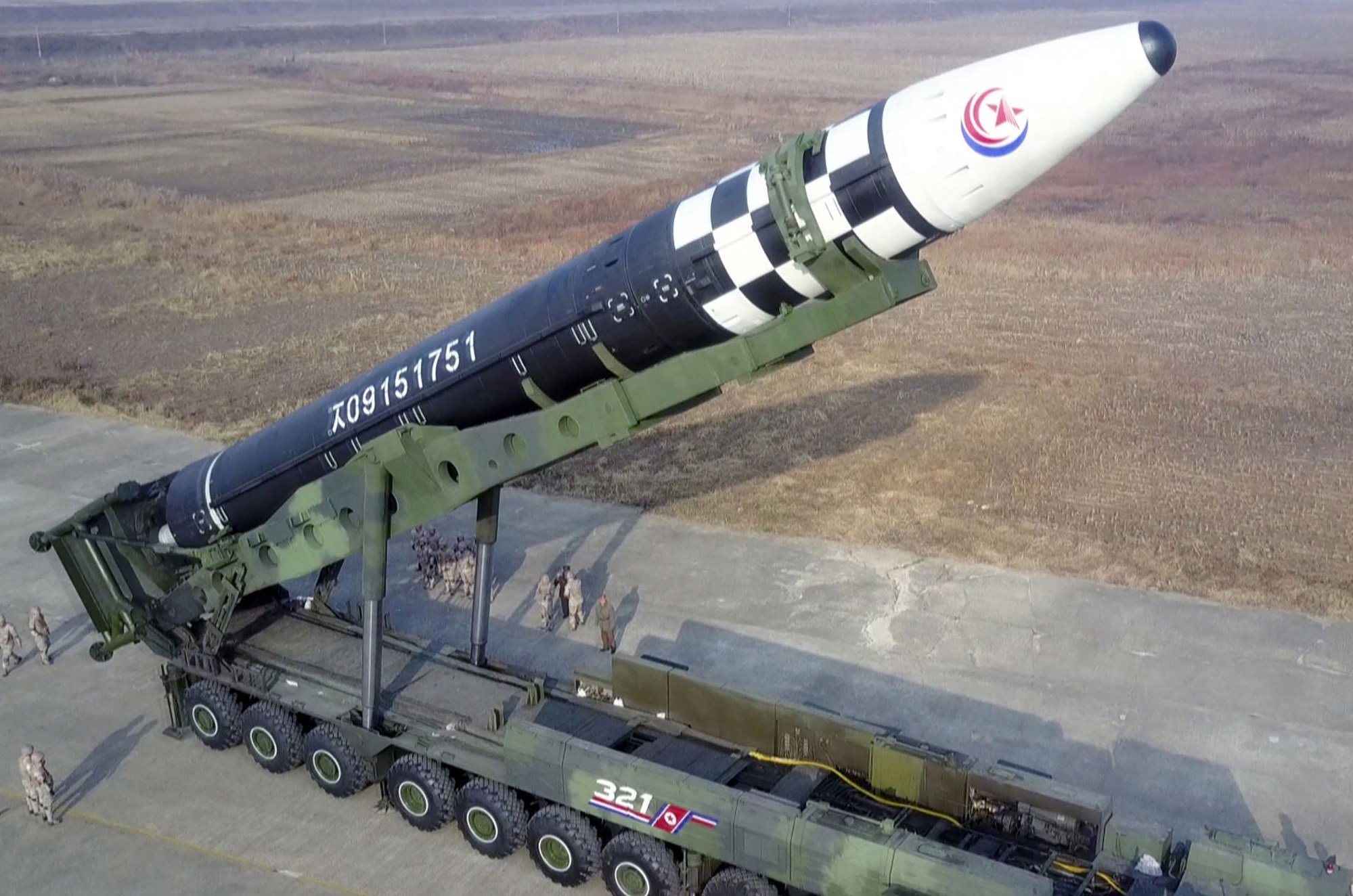 A North Korean intercontinental ballistic missile pictured ahead of its test-launch in 2022. Photo: KCNA via KNS/AFP A North Korean intercontinental ballistic missile pictured ahead of its test-launch in 2022. Photo: KCNA via KNS/AFP