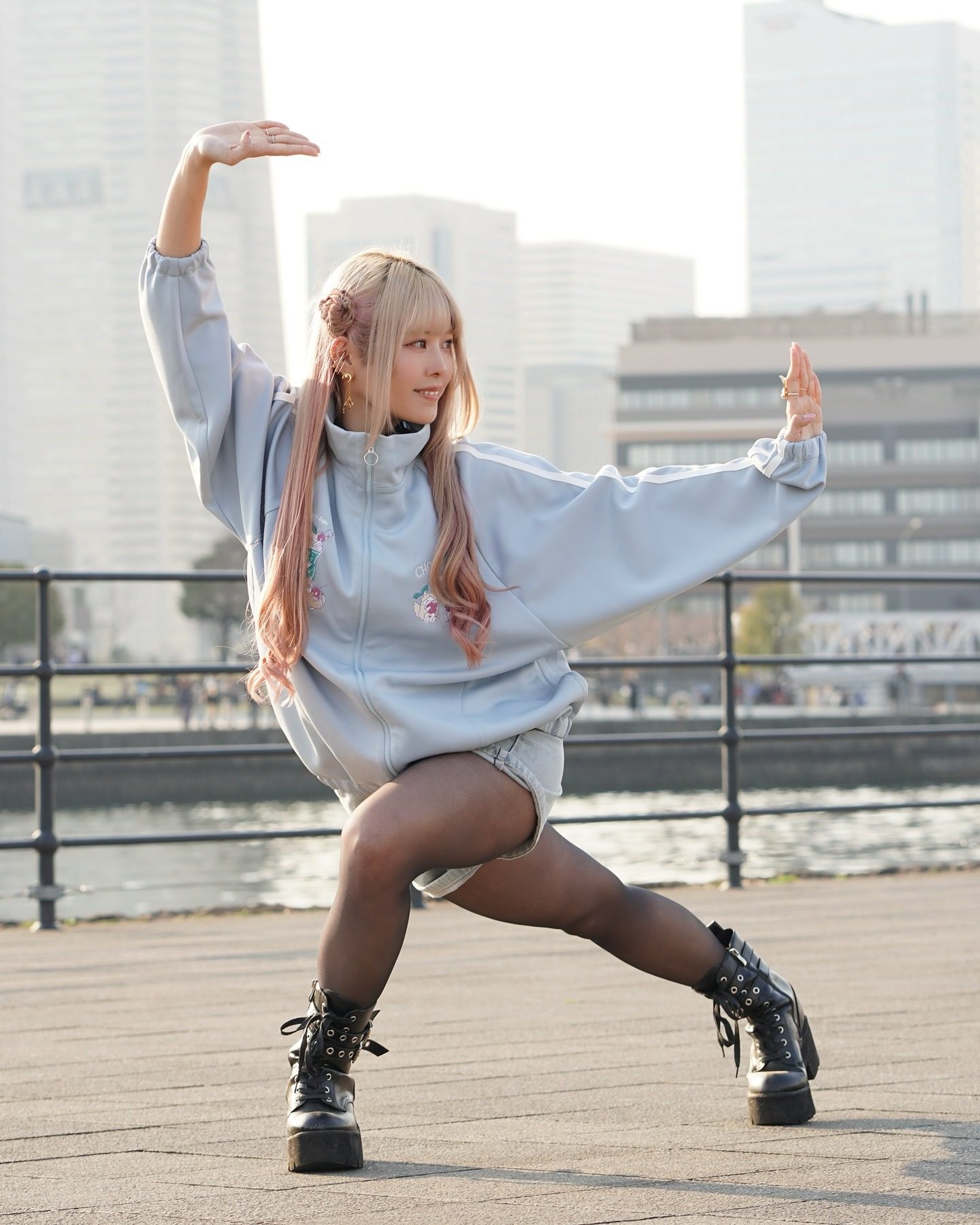 Japanese martial artist Inami blends cute fashion with tai chi, empowering others through unique online tutorials and performances. Photo: Handout