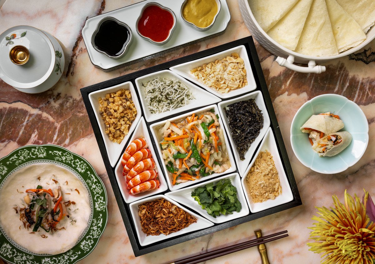Xiamen-Style “popiah” at Ming Pavilion in Hong Kong. Photo: Handout