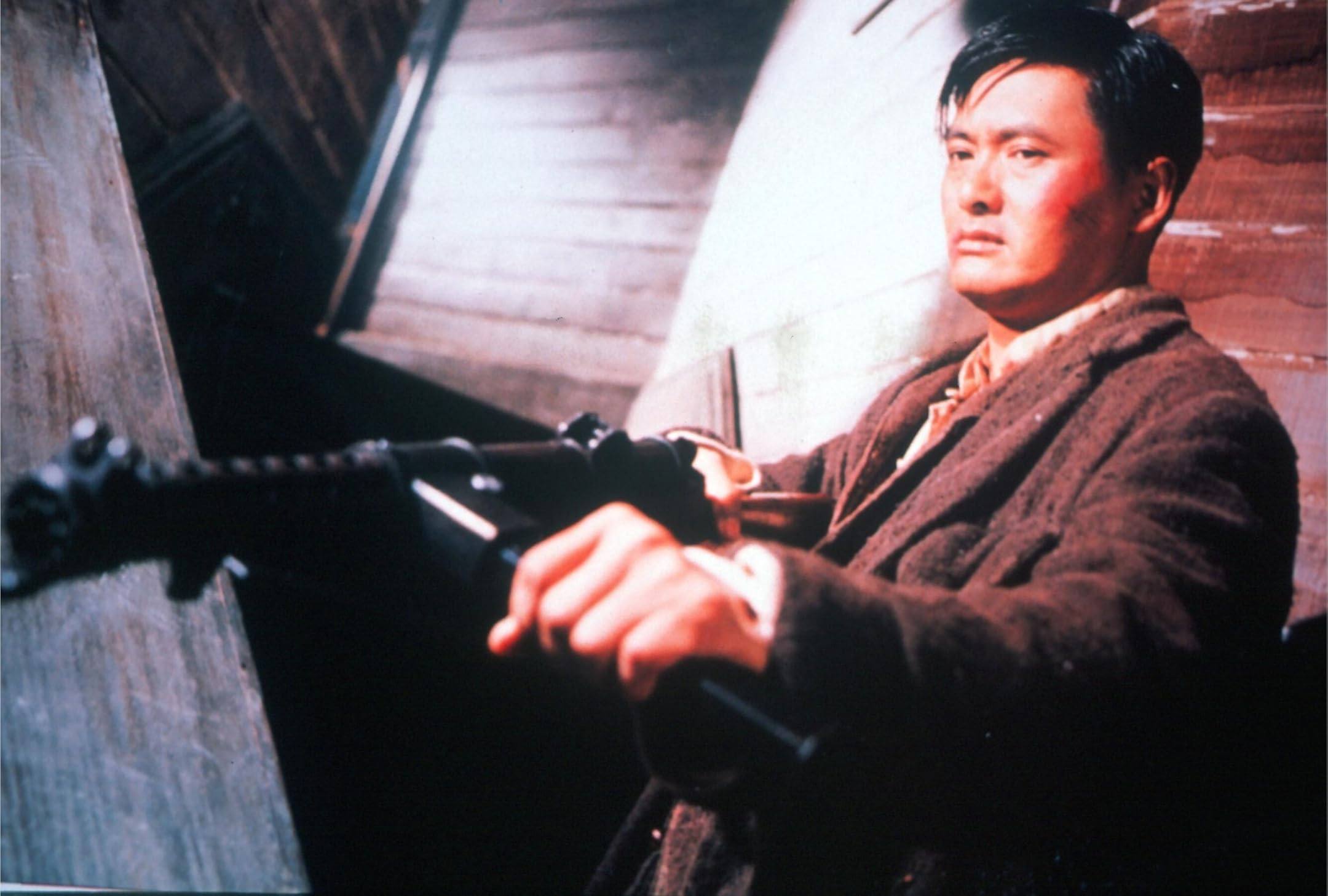 Chow Yun-fat in a still from Peace Hotel (1995).