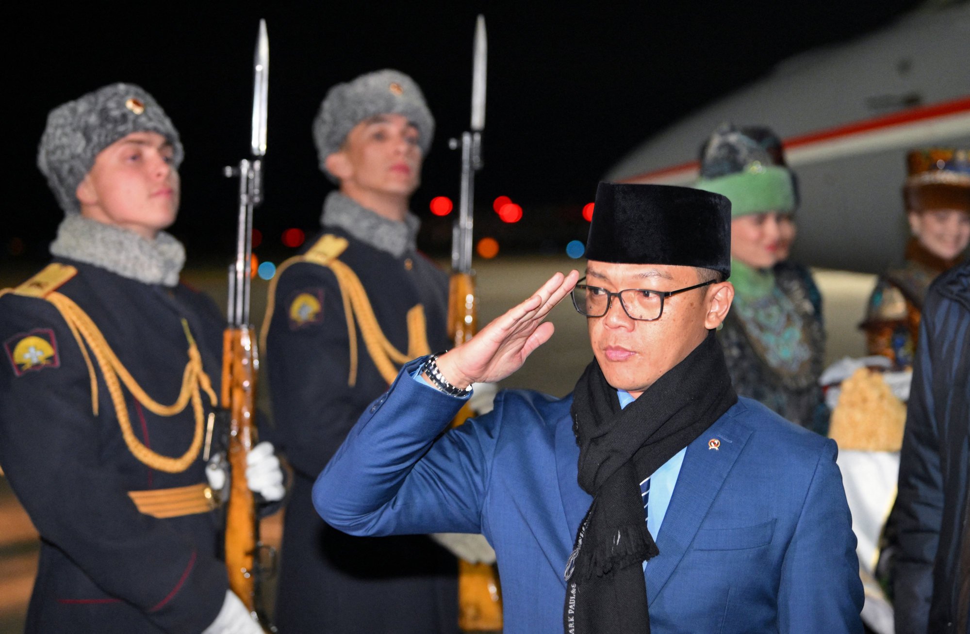 Indonesia’s Foreign Minister Sugiono arrives at Kazan Airport in October last year to attend the Brics summit in Russia. Photo: Reuters Indonesia’s Foreign Minister Sugiono arrives at Kazan Airport in October last year to attend the Brics summit in Russia. Photo: Reuters