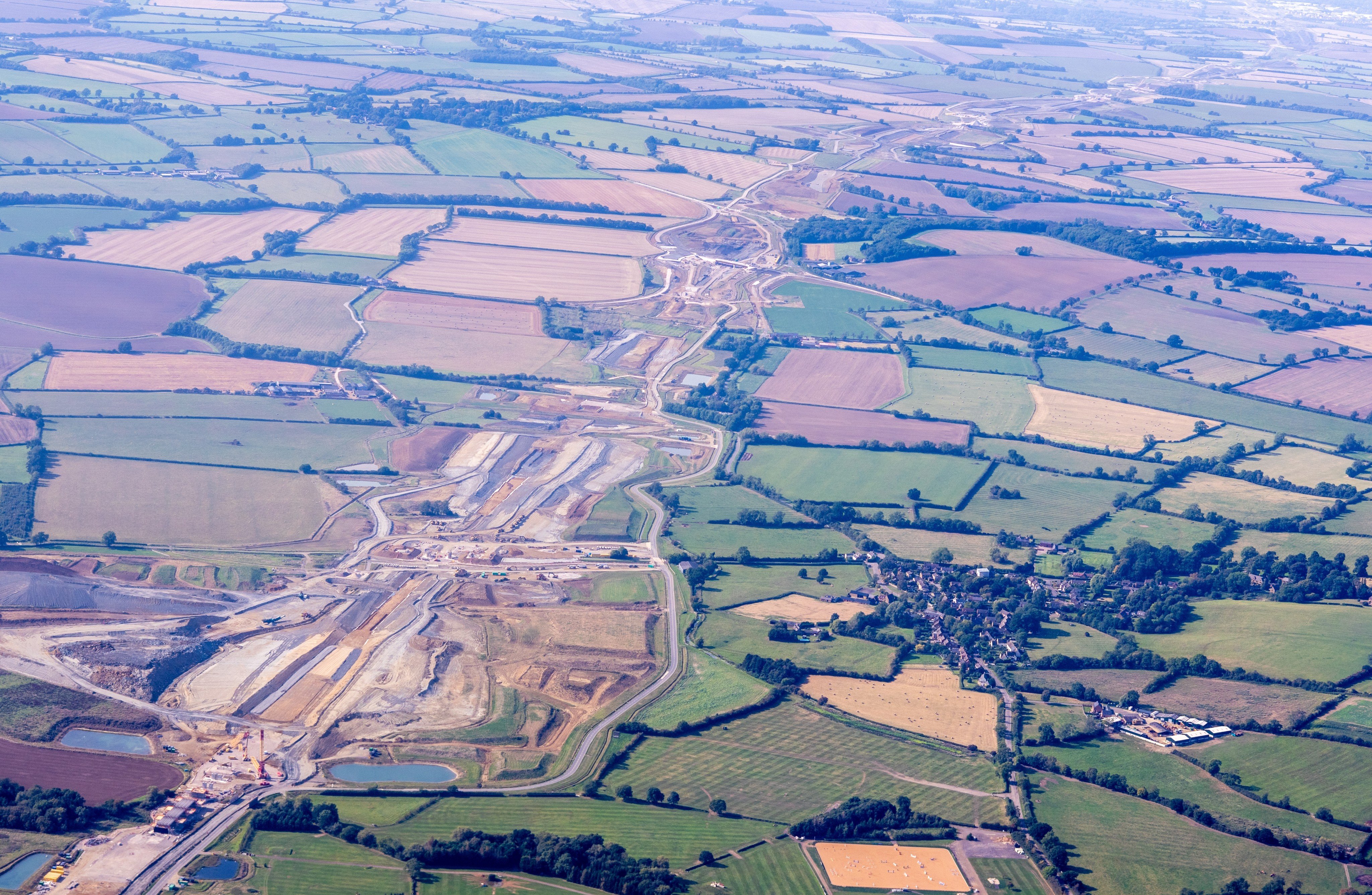 Part of the HS2 railway route under construction in 2023. File photo: Shutterstock