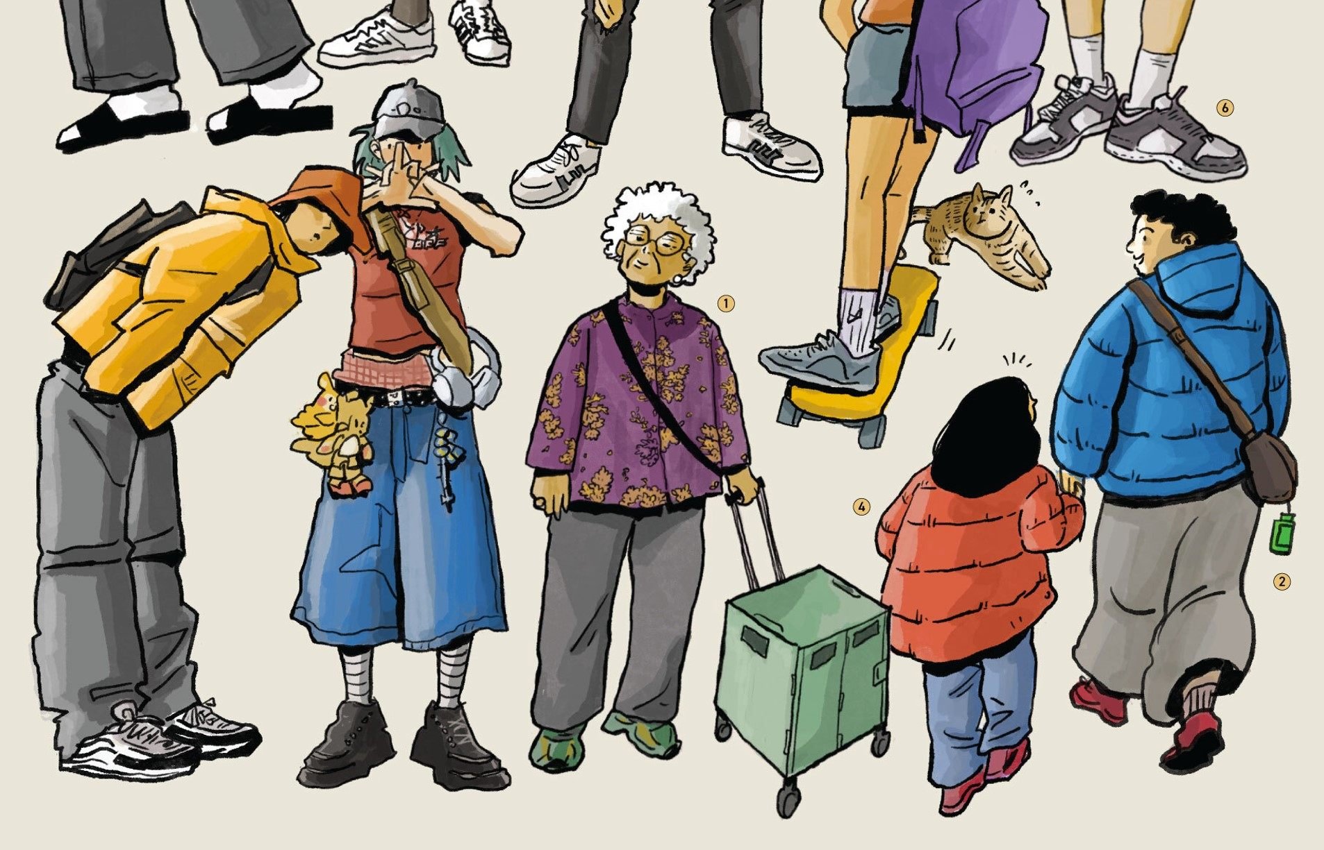 What do you notice when you’re walking around Hong Kong? Illustration: Brian Wang