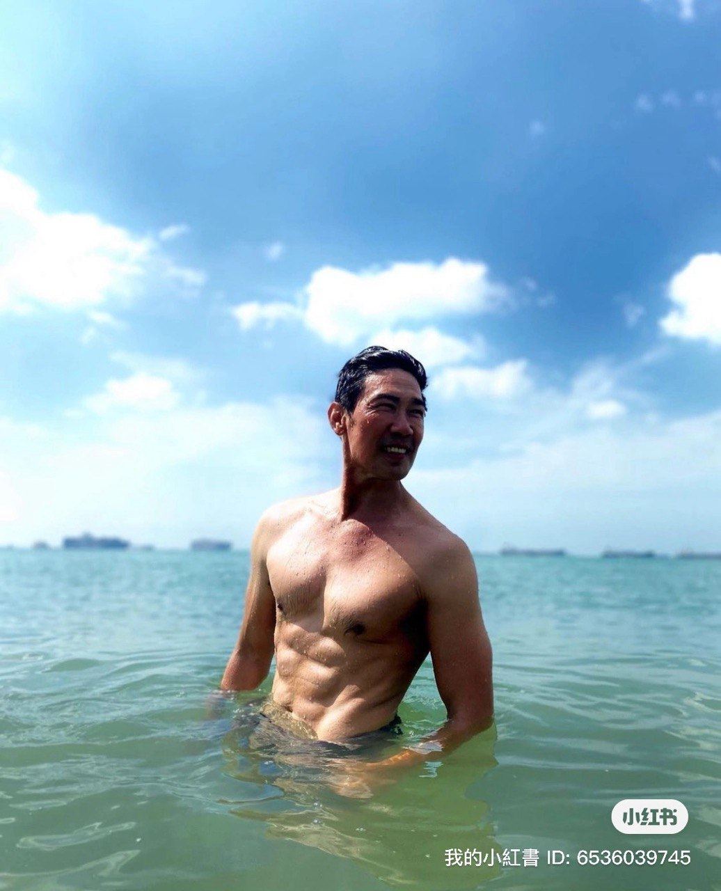 Singaporean actor turned illustrator Edmund Chen trains on most days, doing resistance, strength and agility training, maintaining the abs he developed during his acting days. But now in his 60s, he is more relaxed about the length and level of his workouts. Photo: Edmund Chen Zhi-cai